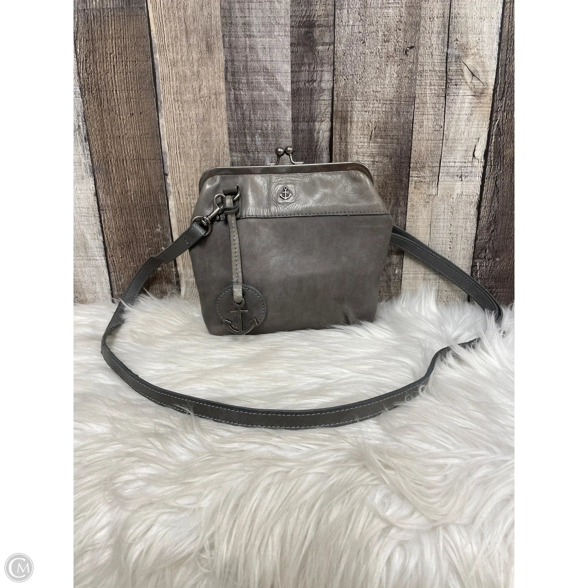 Crossbody Leather By Cme, Size: Medium