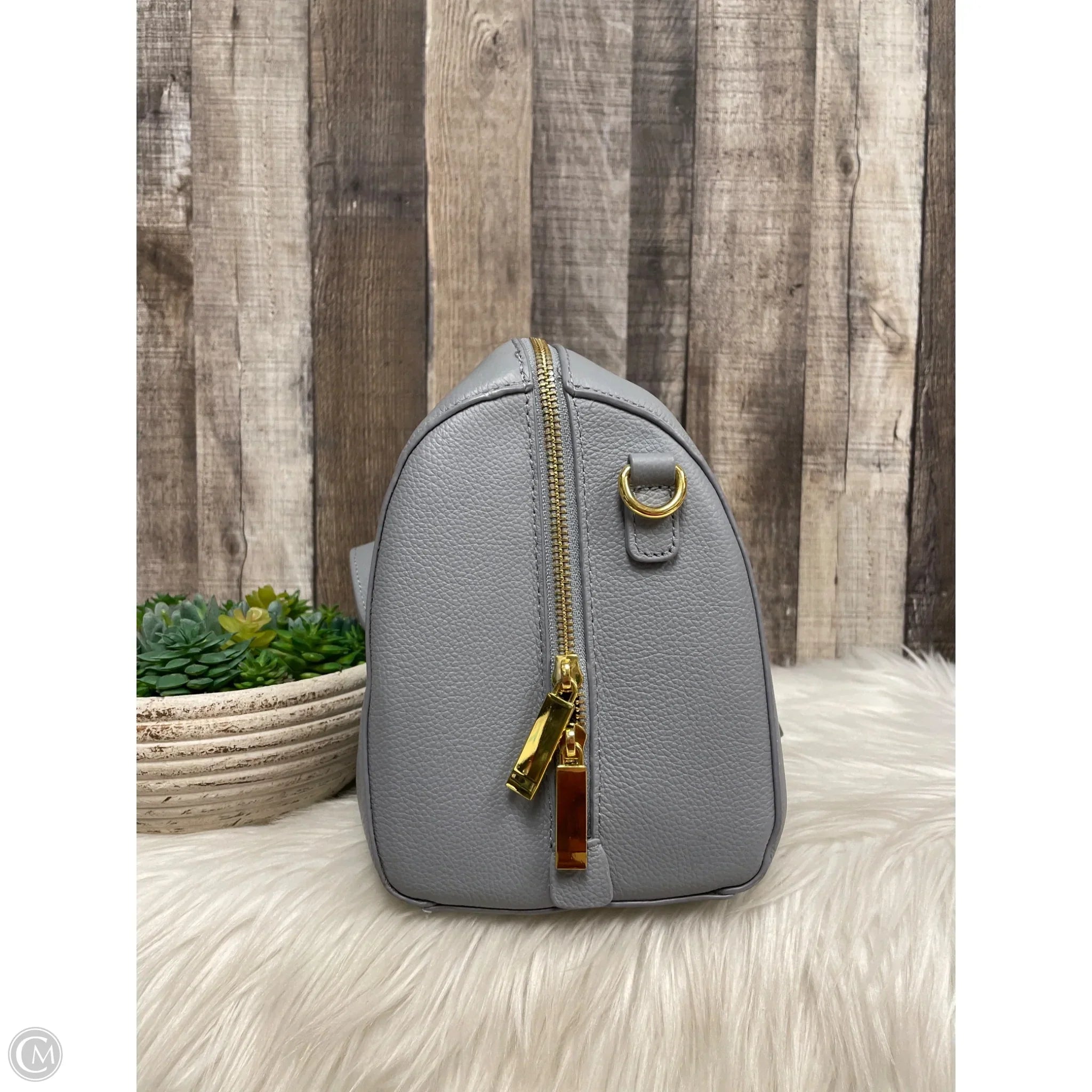 Crossbody Leather By Cme, Size: Medium