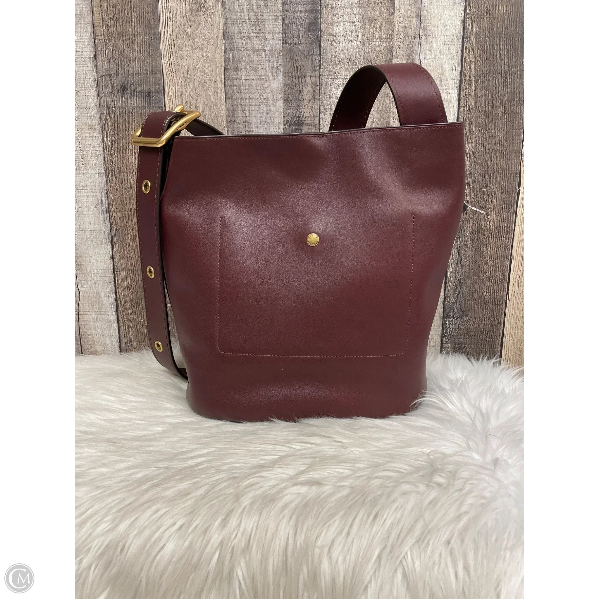 Handbag Designer By Coach, Size: Large