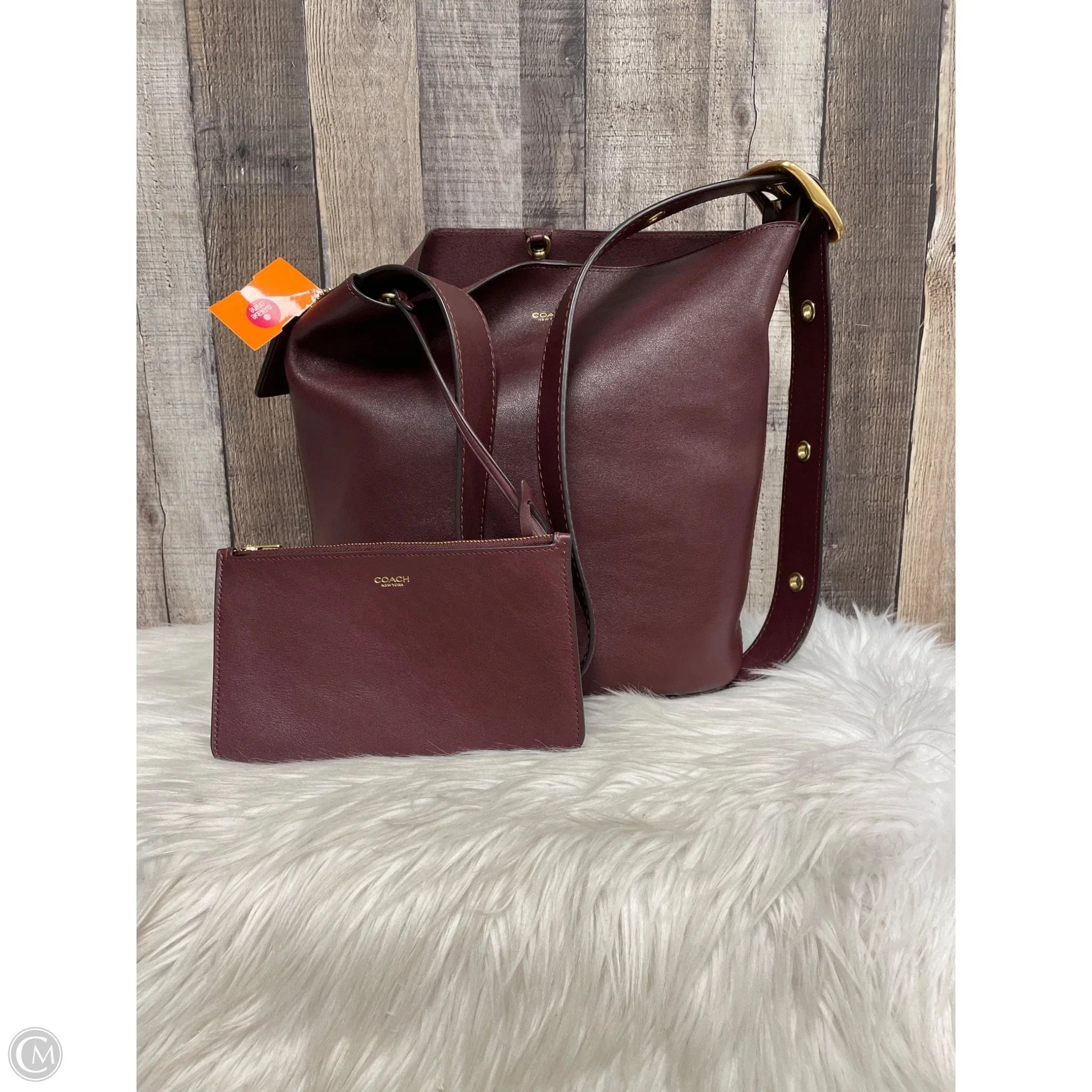Handbag Designer By Coach, Size: Large