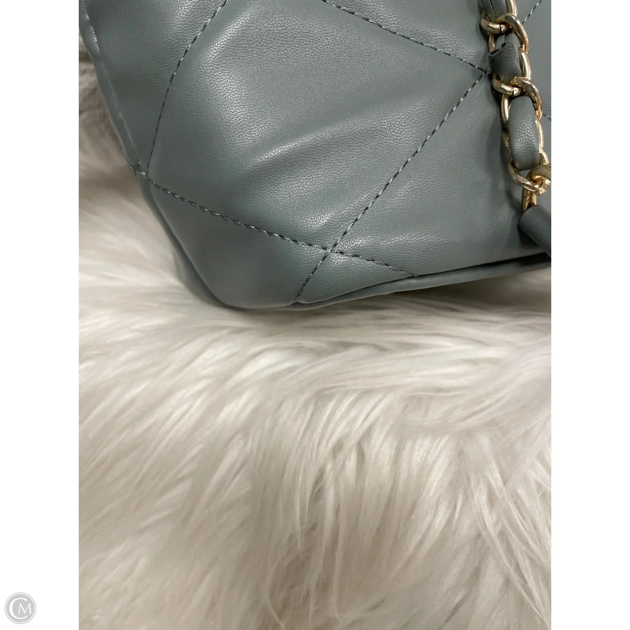 Handbag Leather By Ellen Tracy, Size: Large