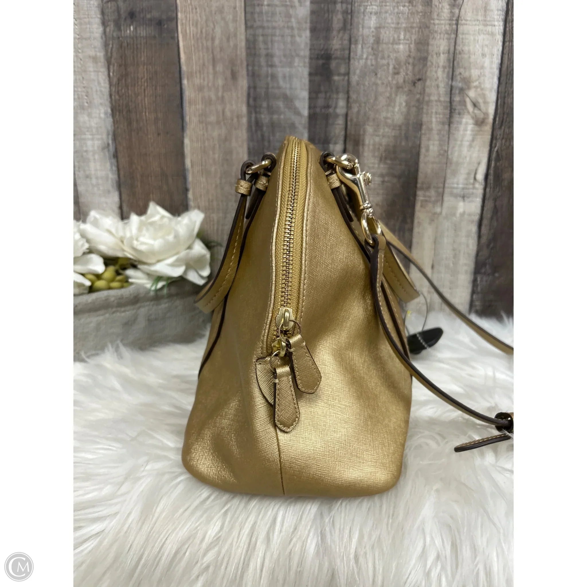Handbag Designer By Coach, Size: Medium
