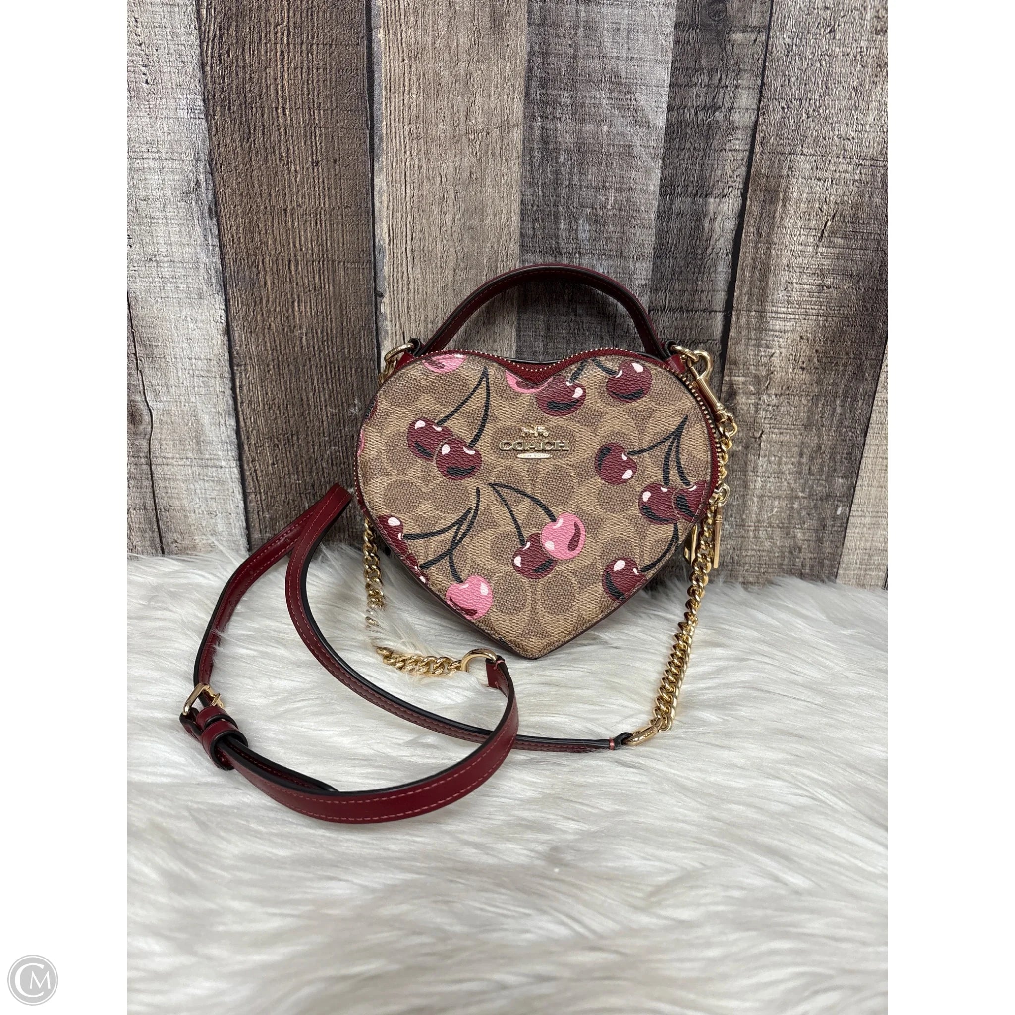 Crossbody Designer By Coach, Size: Small