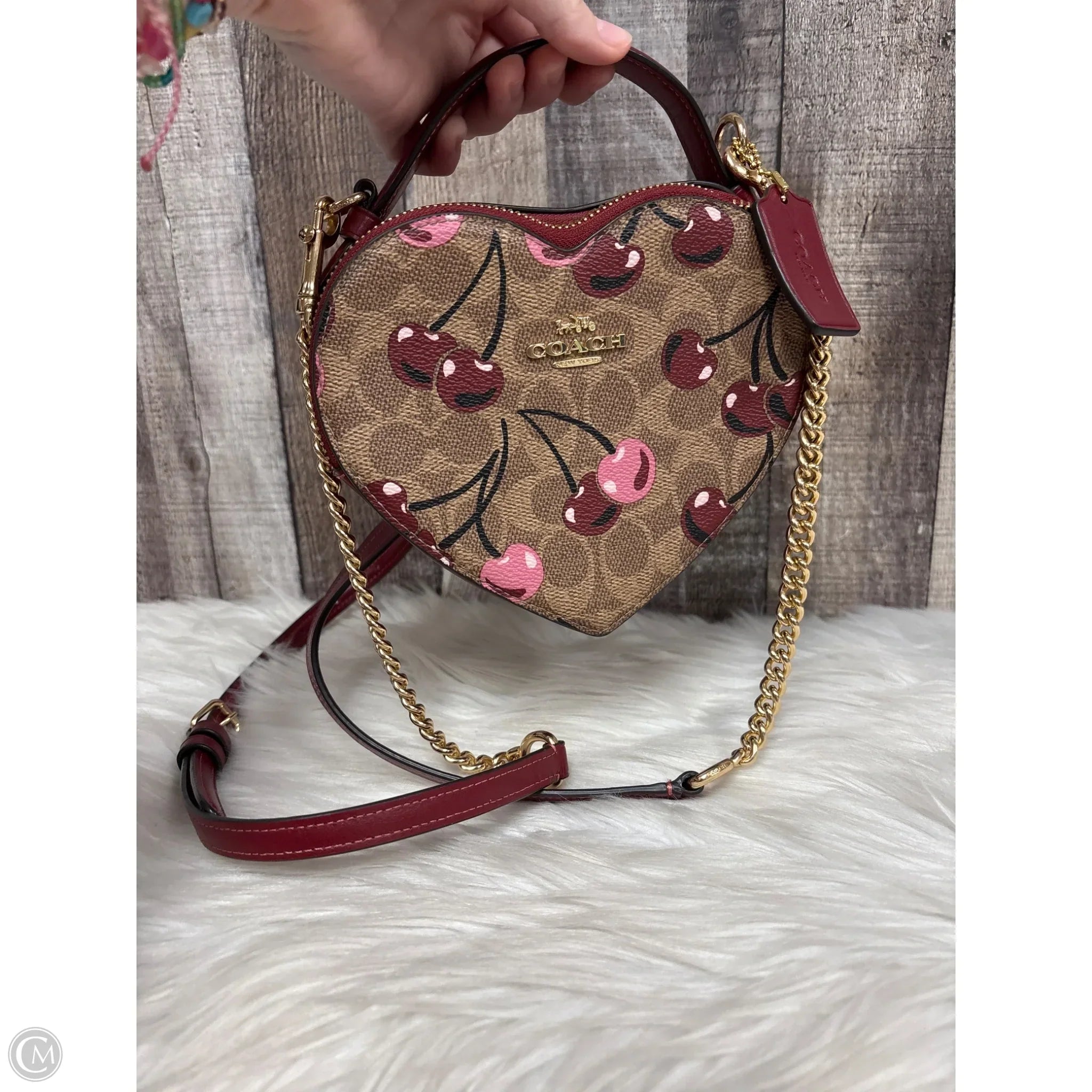 Crossbody Designer By Coach, Size: Small