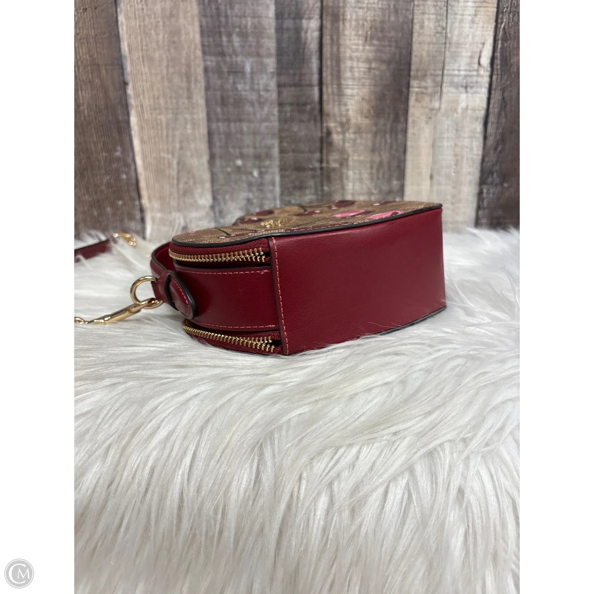 Crossbody Designer By Coach, Size: Small