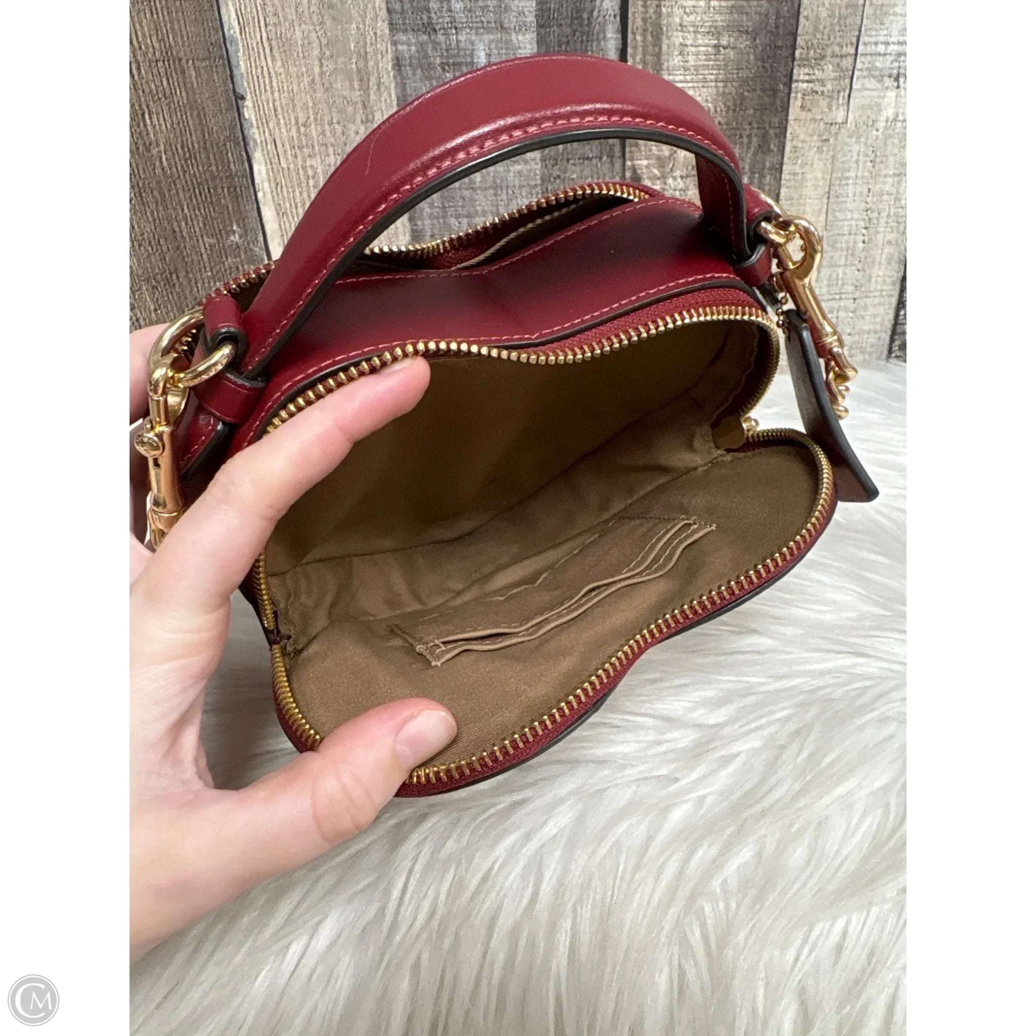 Crossbody Designer By Coach, Size: Small