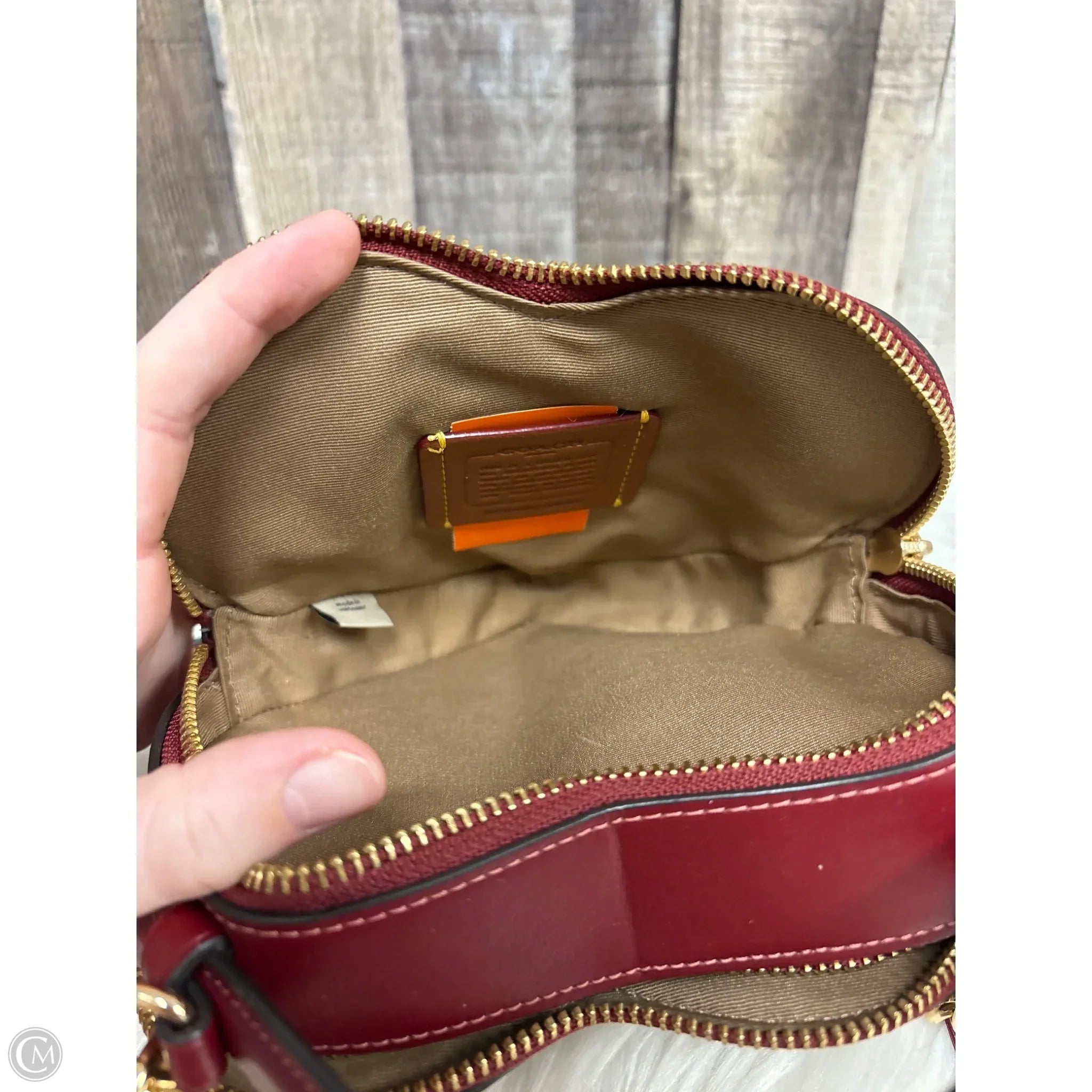 Crossbody Designer By Coach, Size: Small