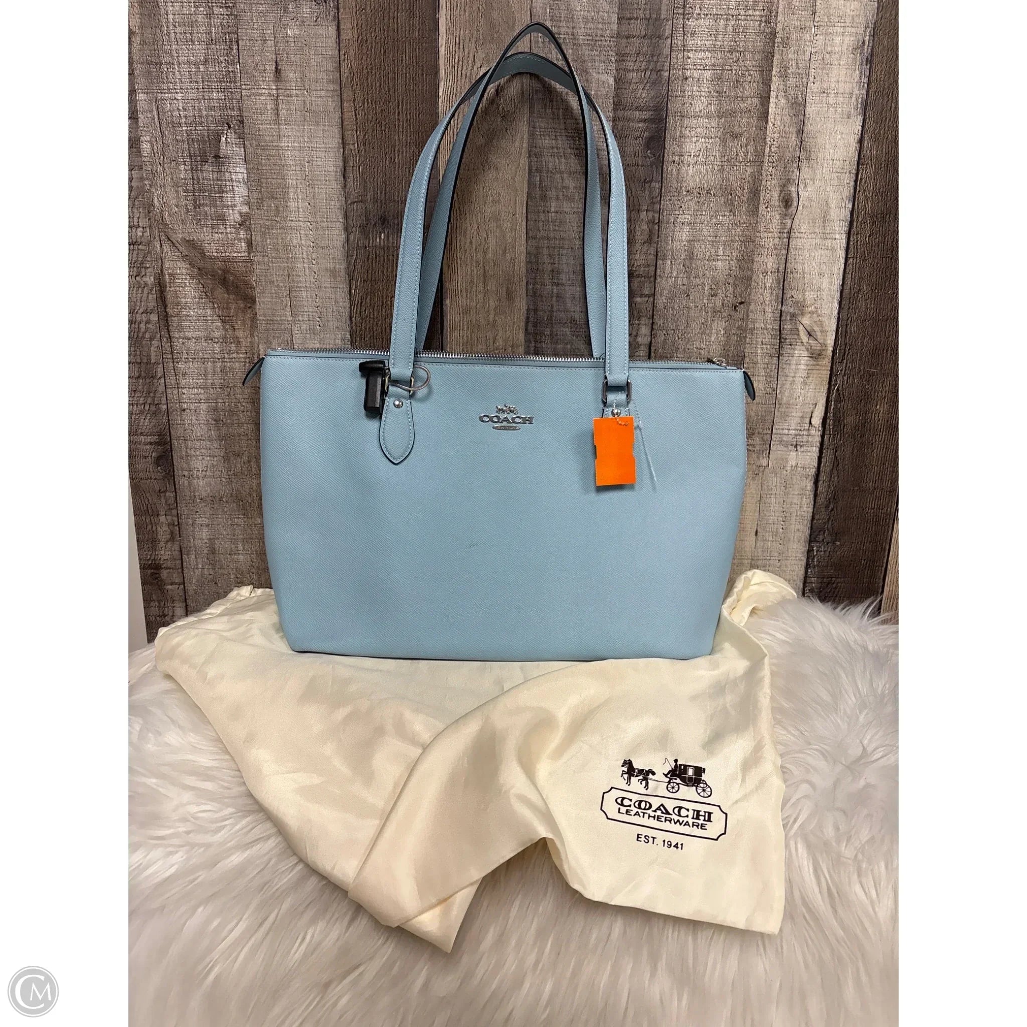 Handbag Designer By Coach, Size: Medium