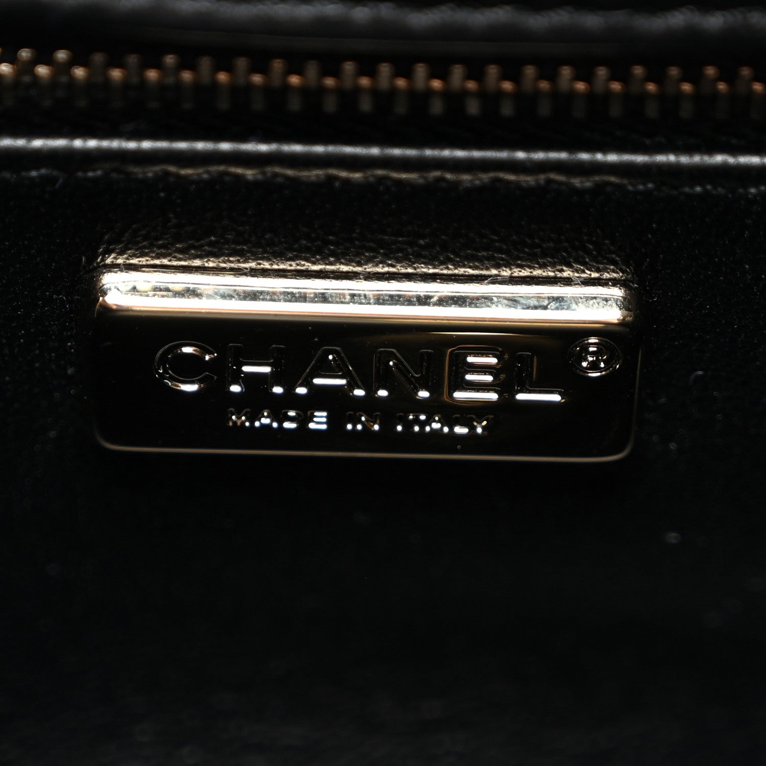 Sequin Quilted Small Single Flap Black