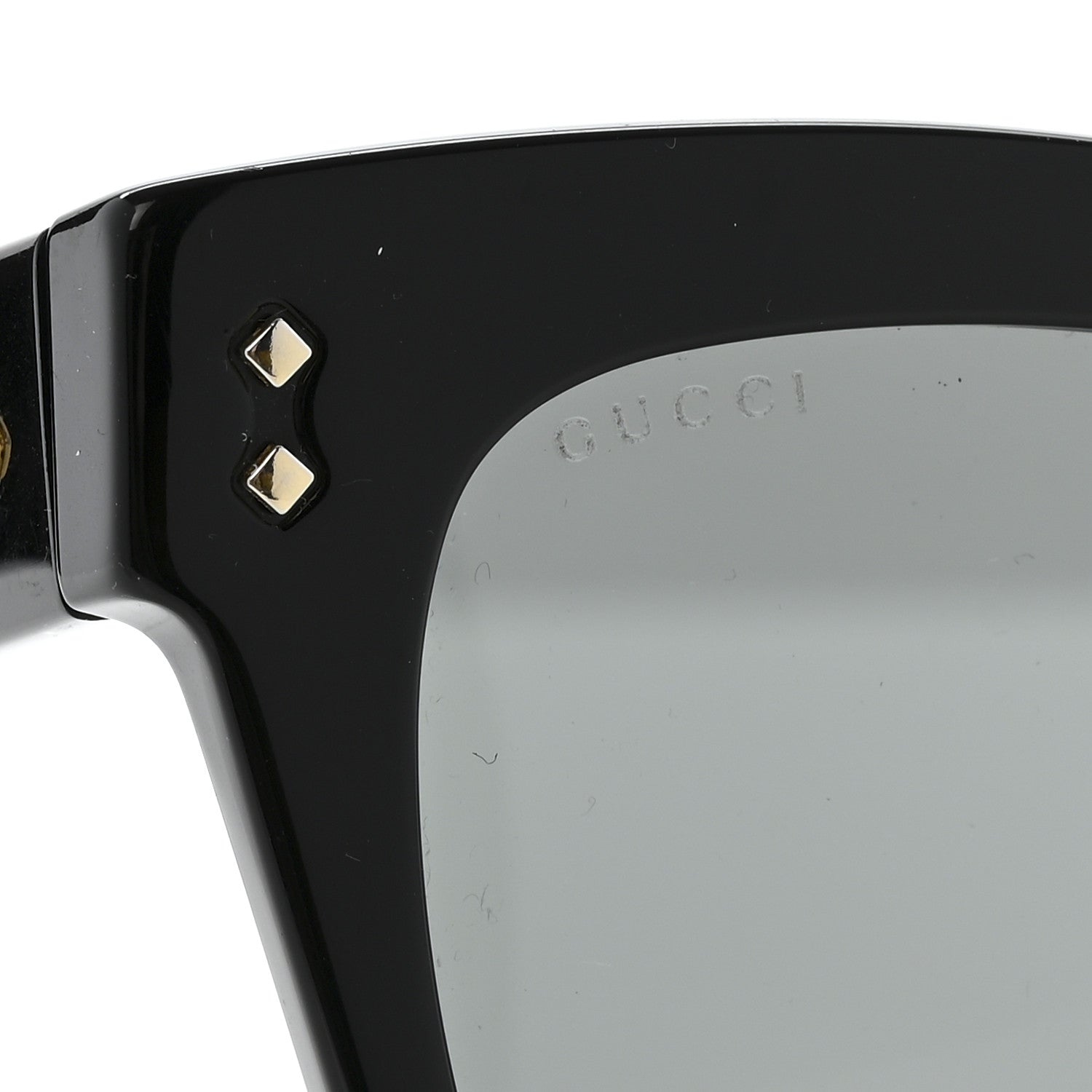 Acetate Square Frame Sunglasses GG1082S Black