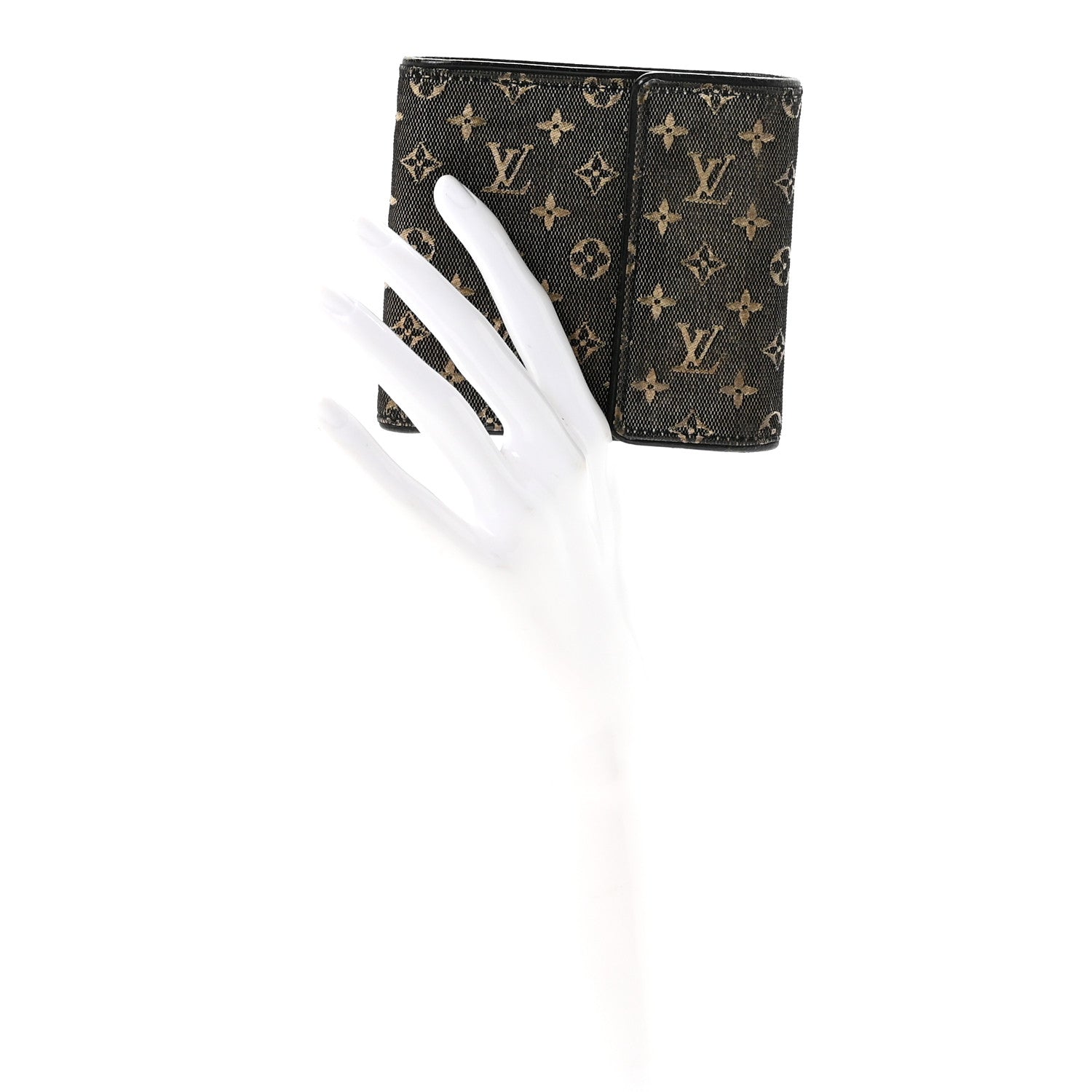 Mini Lin Compact Wallet Blue