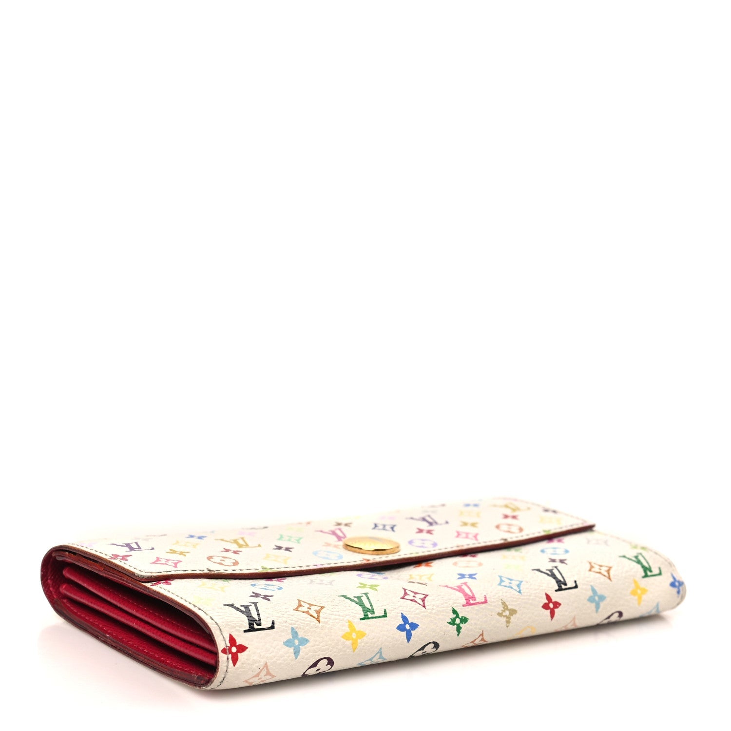 Monogram Multicolor Sarah Wallet White Eglantine