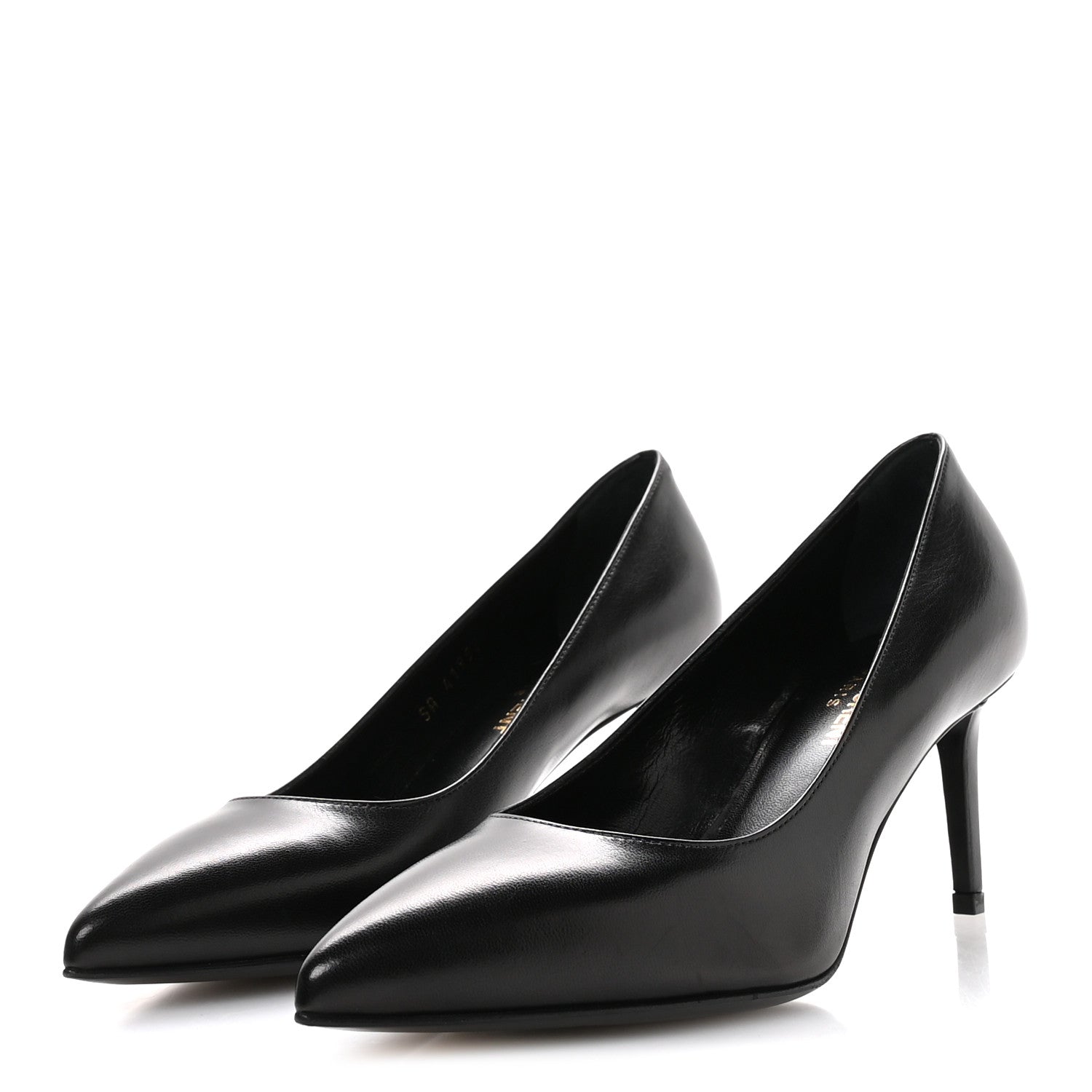Calfskin Anja 85 Pumps 36 Black