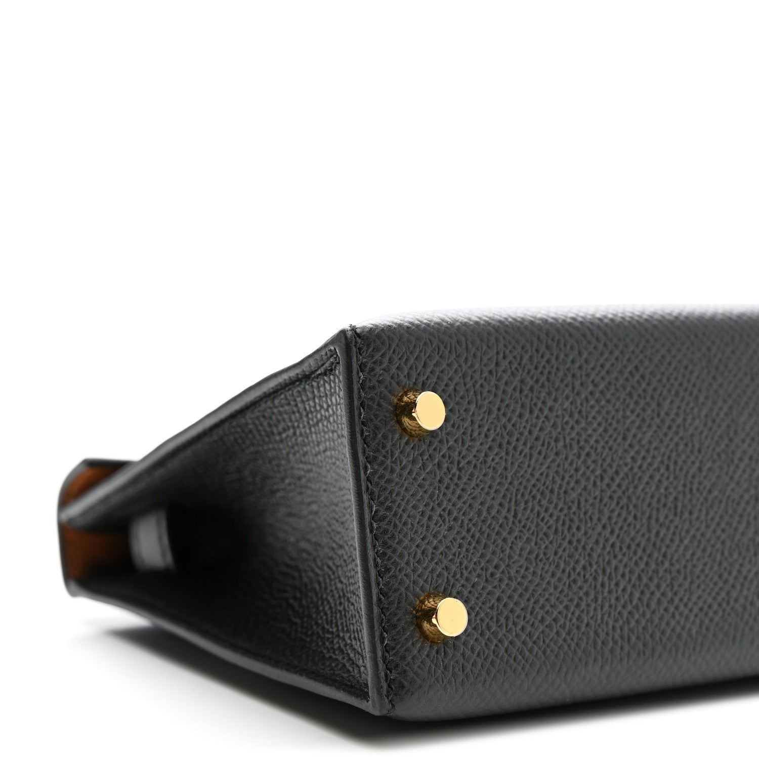 Epsom Horseshoe Mini Kelly Sellier 20 Black Gold