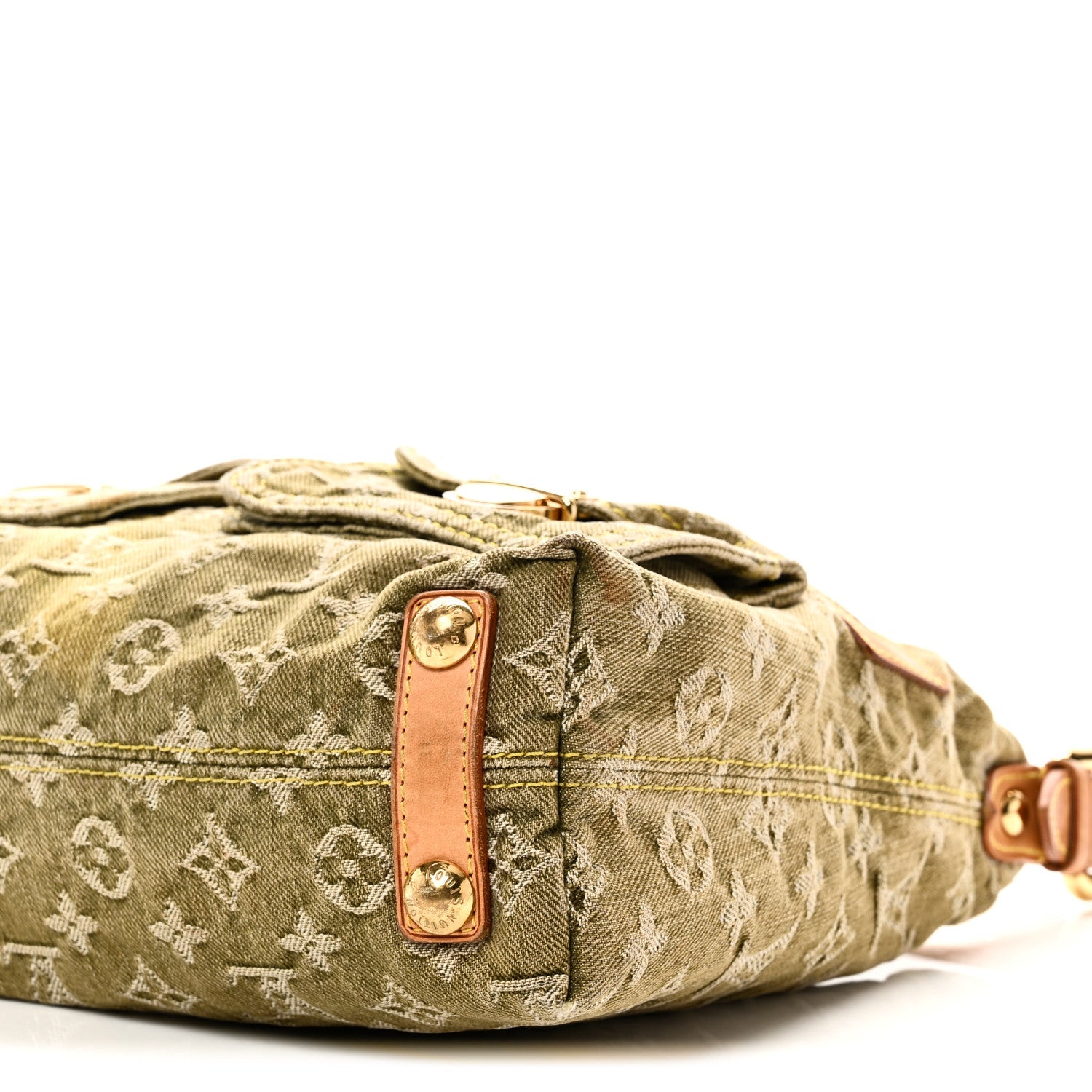 Monogram Denim Baggy PM Lichen