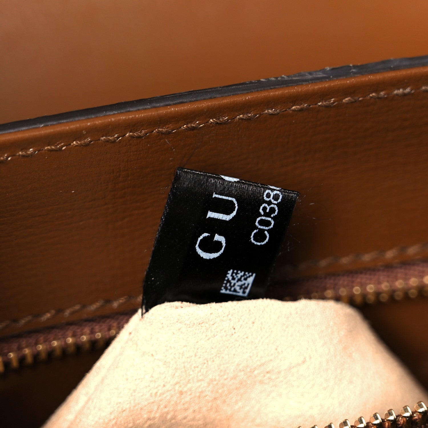 GG Supreme Monogram Calfskin Medium Horsebit 1955 Top Handle Bag Beige Ebony Brown Sugar