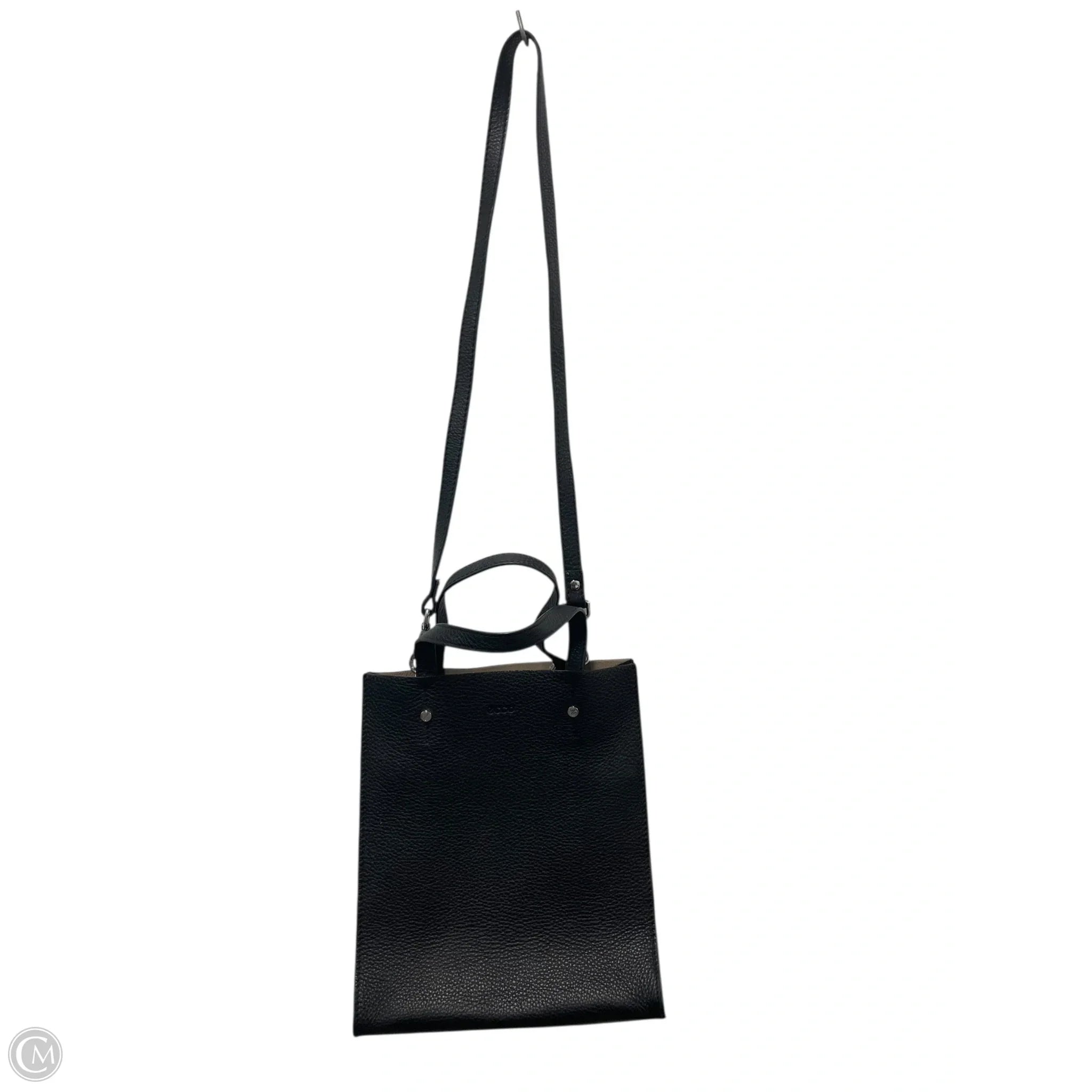 Crossbody Leather By Ecco, Size: Medium