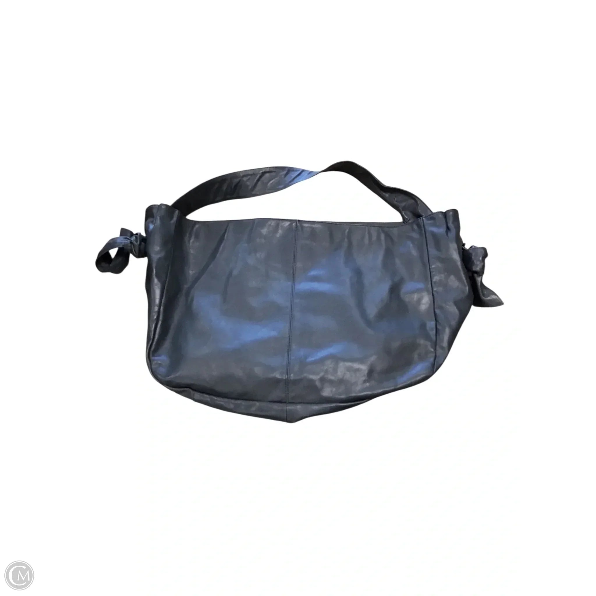 Handbag Leather By Garnet Hill, Size: Large