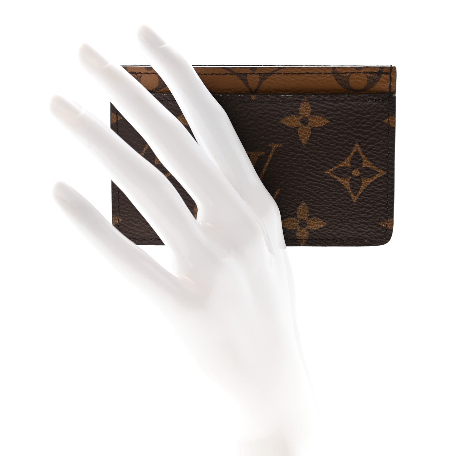 Reverse Monogram Card Holder