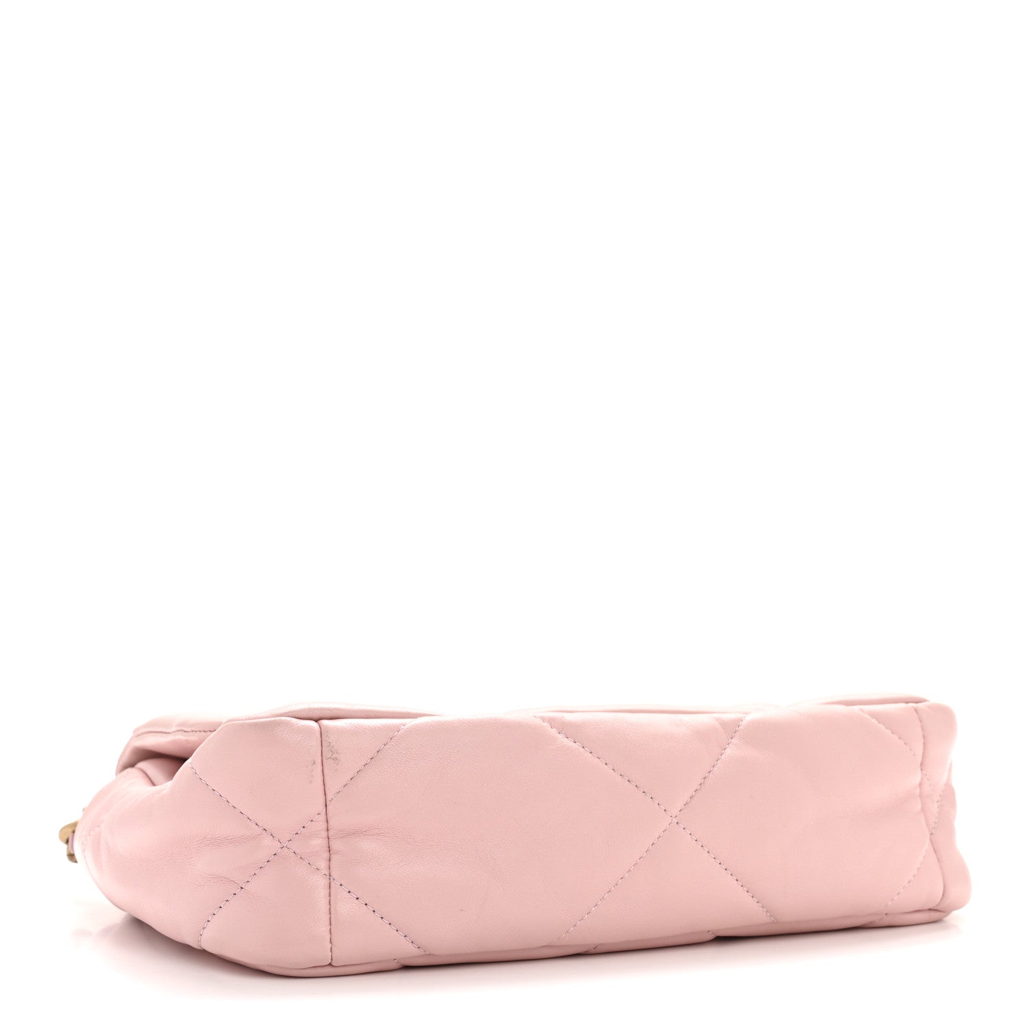 Lambskin Quilted Medium Chanel 19 Flap Light Pink