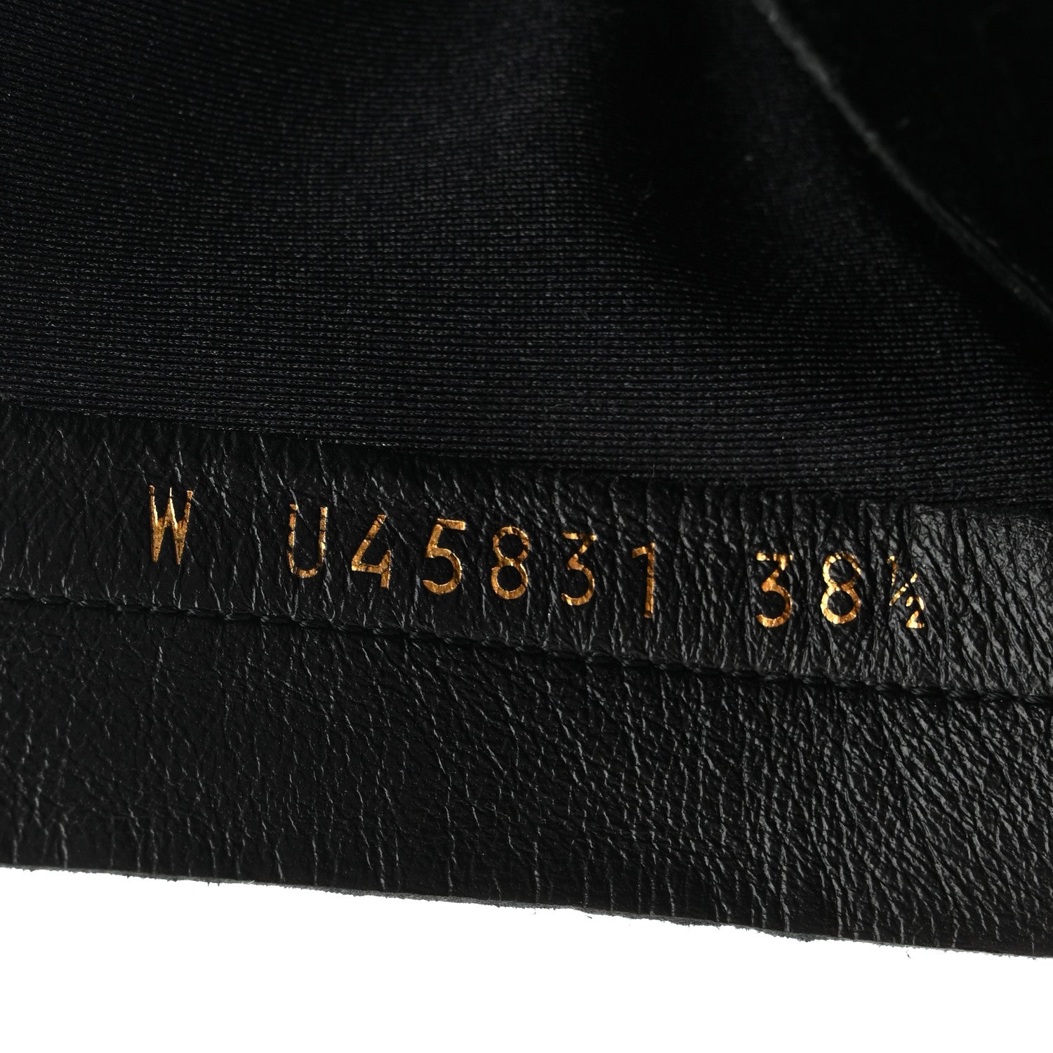 Stretch Lambskin Cap Toe CC Short Boots 38.5 Black