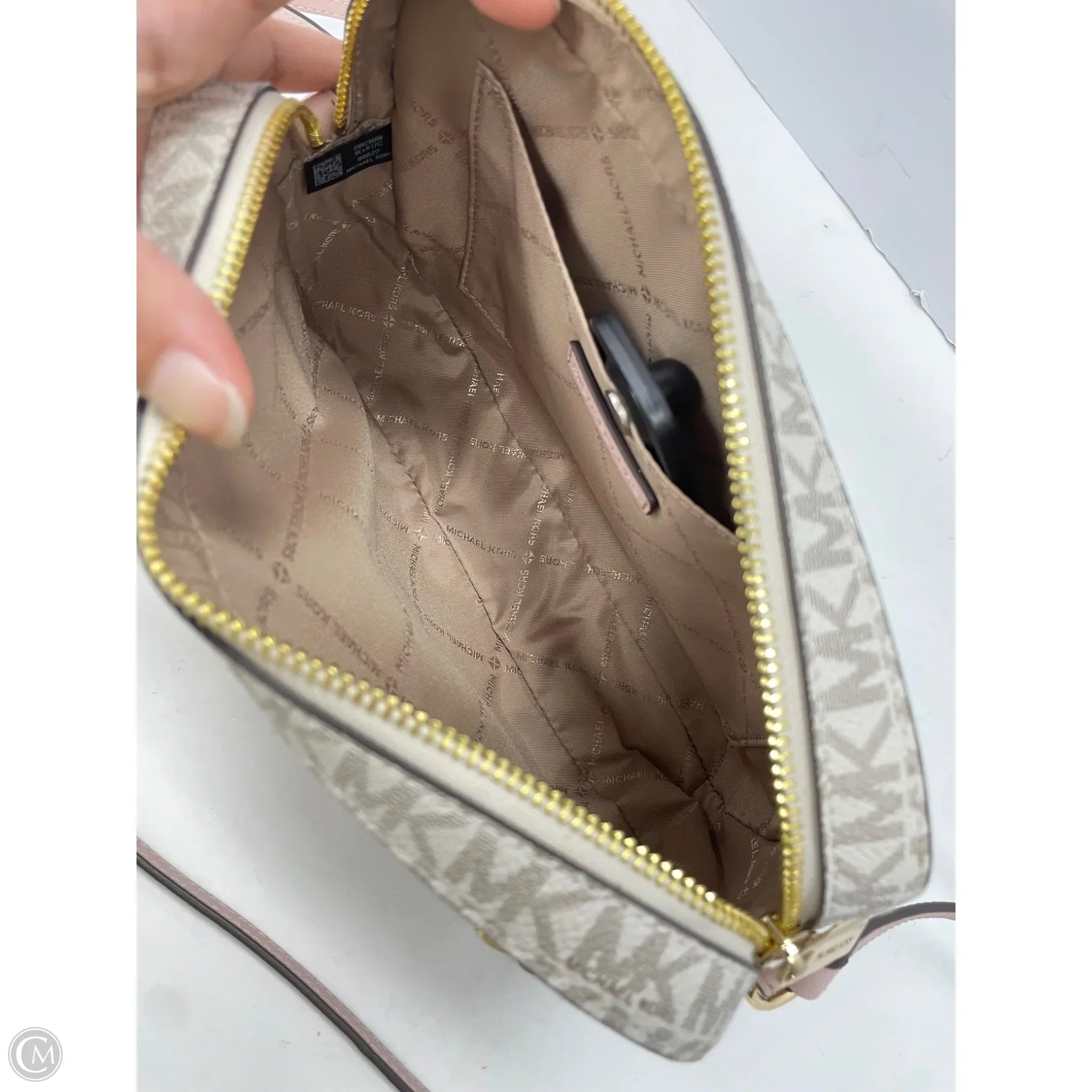 Crossbody Designer By Michael Kors, Size: Medium