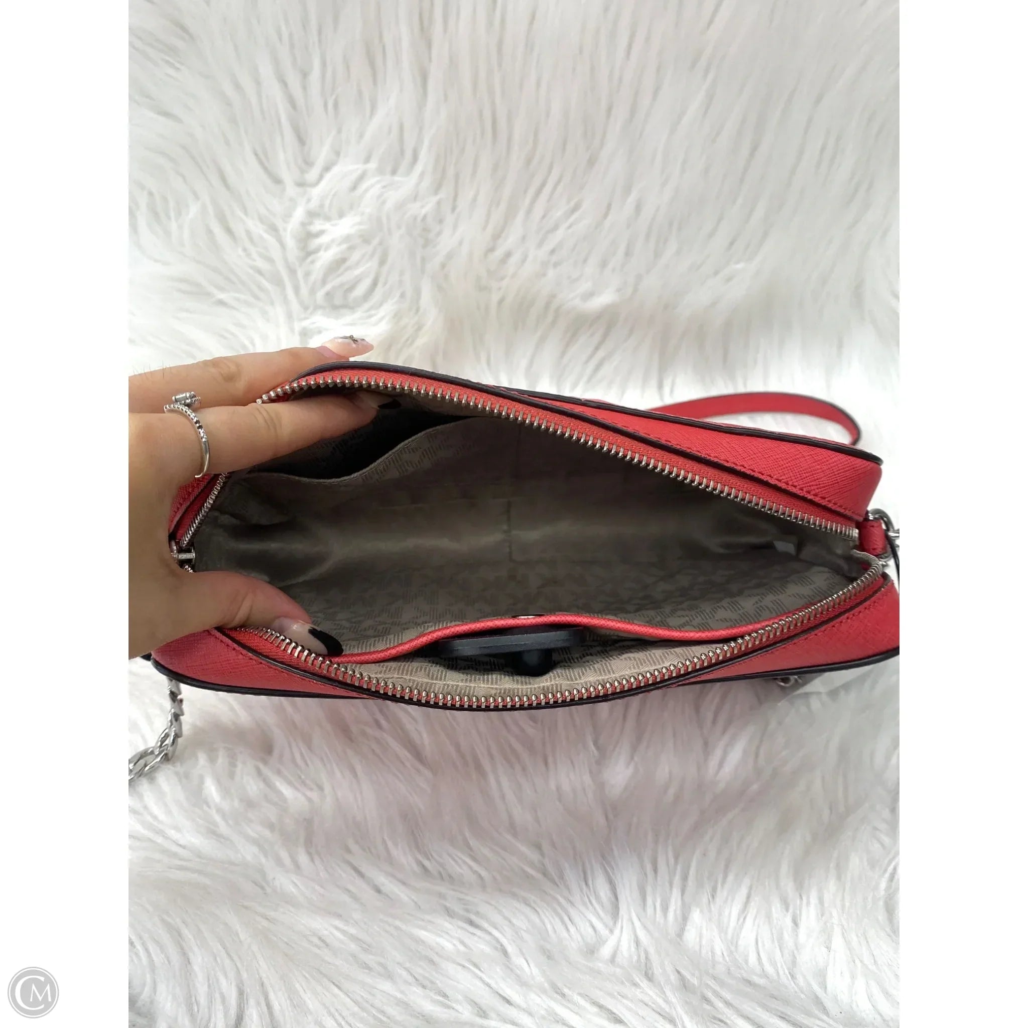 Crossbody Designer By Michael Kors, Size: Medium