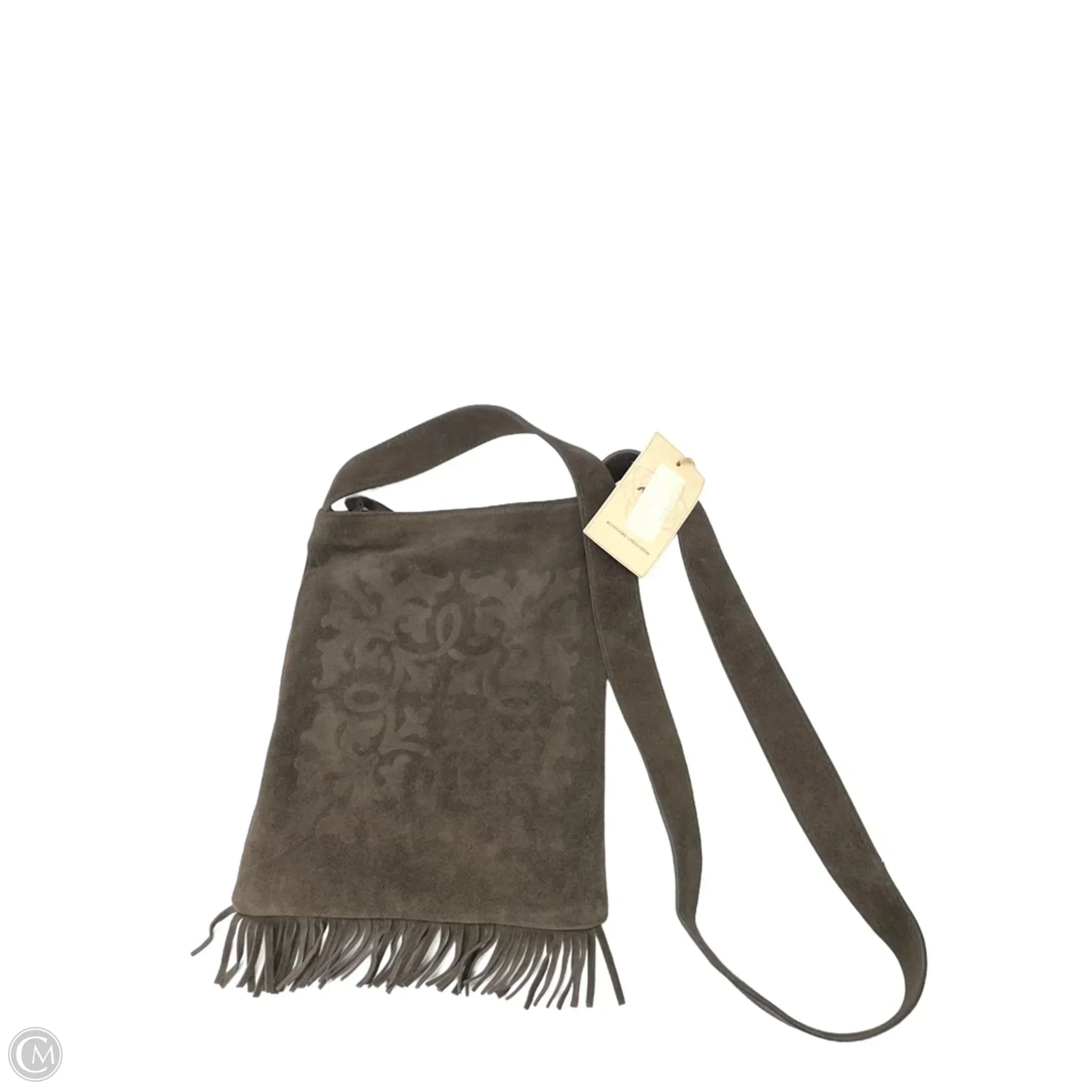 Crossbody Leather By Clothes Mentor, Size: Medium