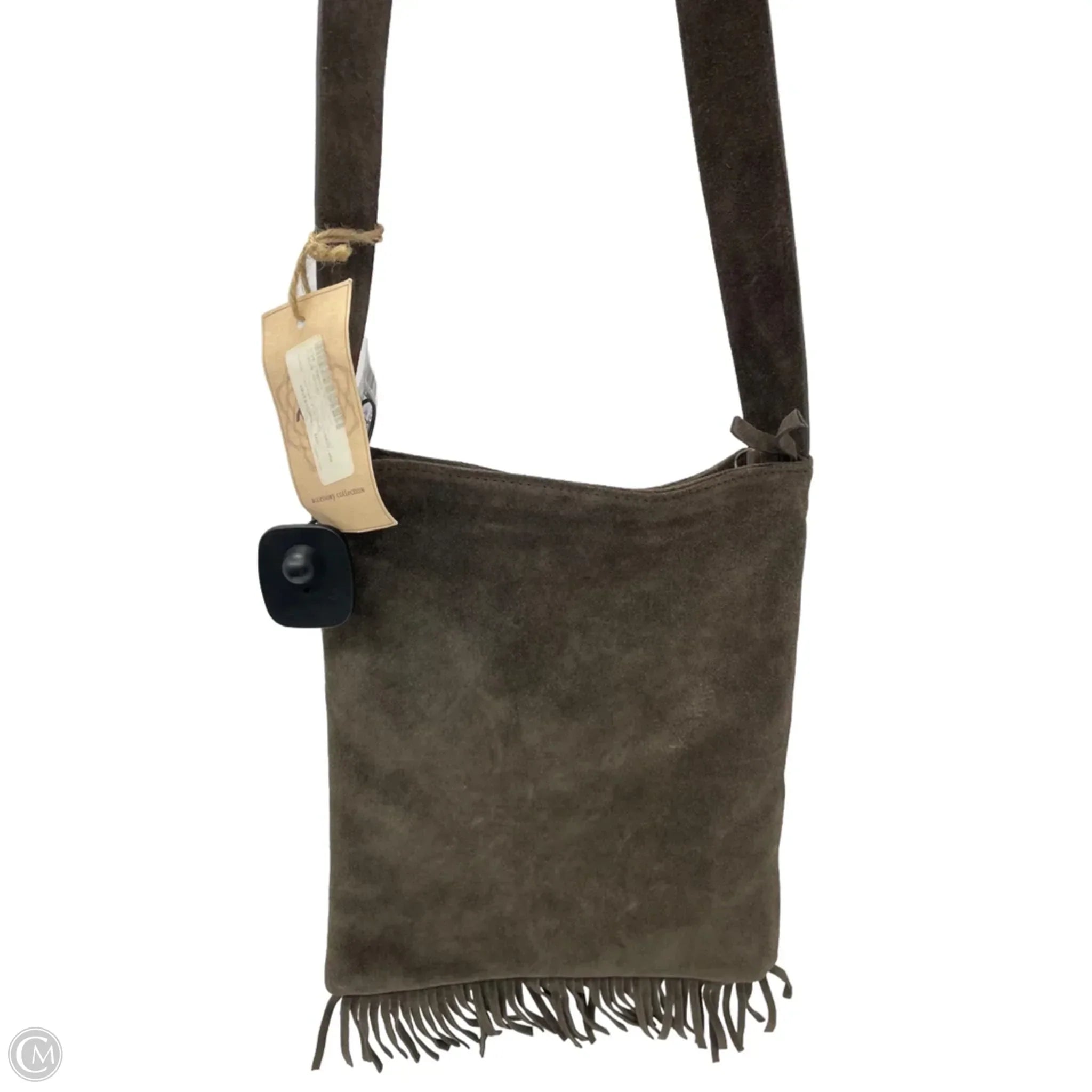 Crossbody Leather By Clothes Mentor, Size: Medium