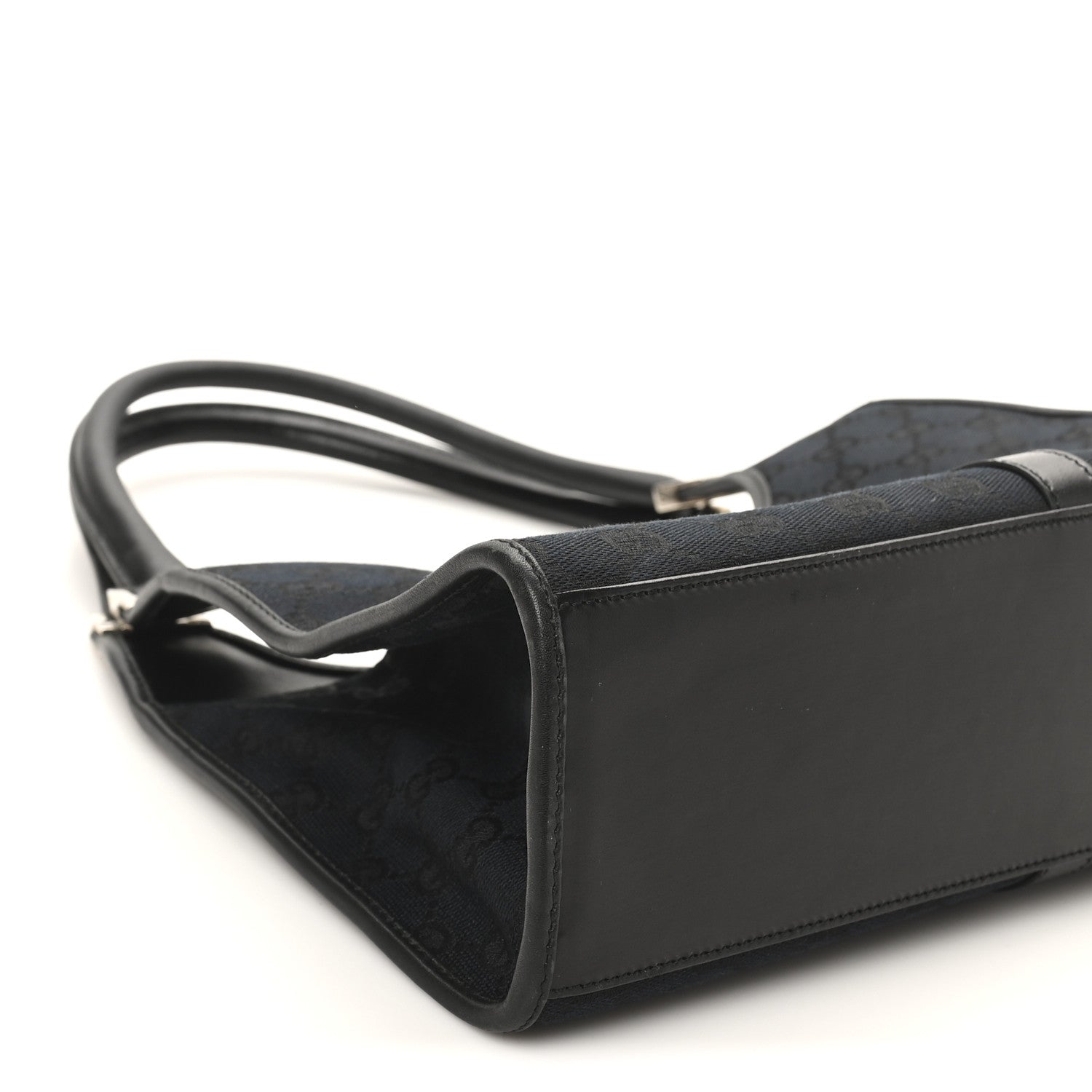 Monogram Bardot Shoulder Bag Black