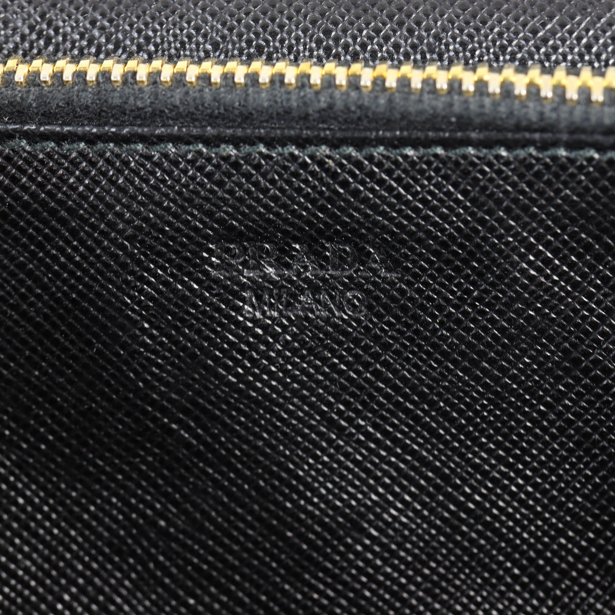 Prada Saffiano Metal Wallet on Strap