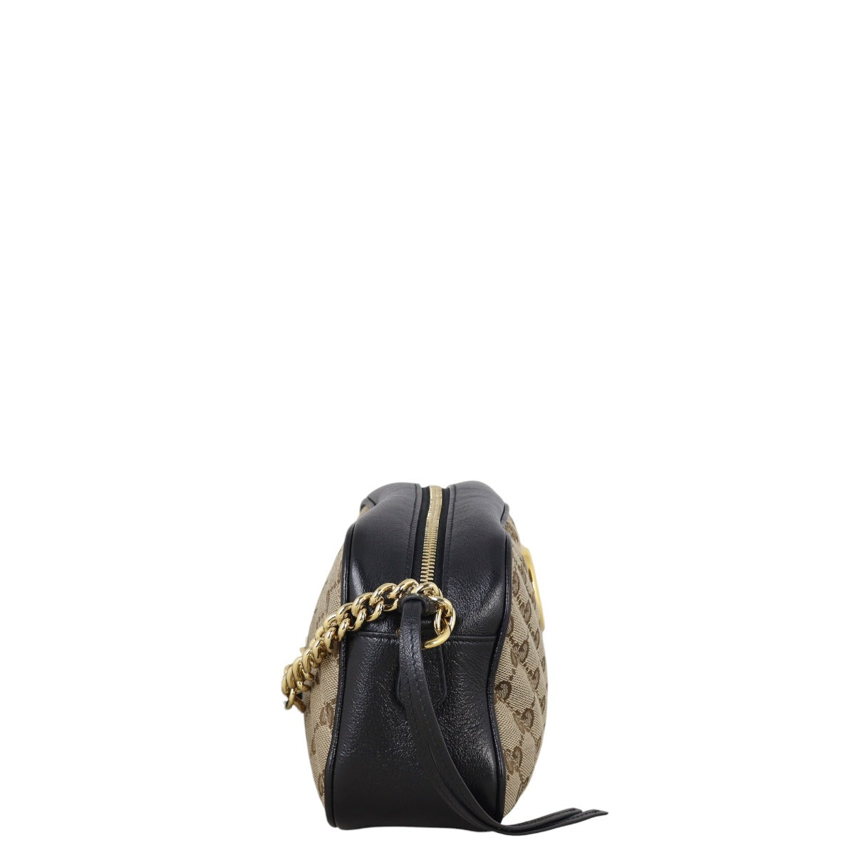 Gucci GG Canvas Marmont Diagonal Small Camera Bag