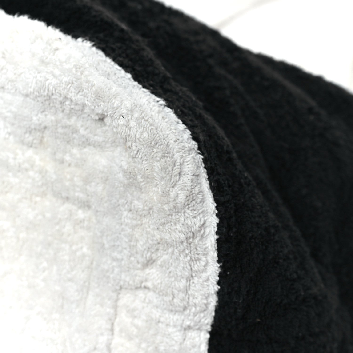 Terry Cotton CC Beach Tote Towel Set Black White