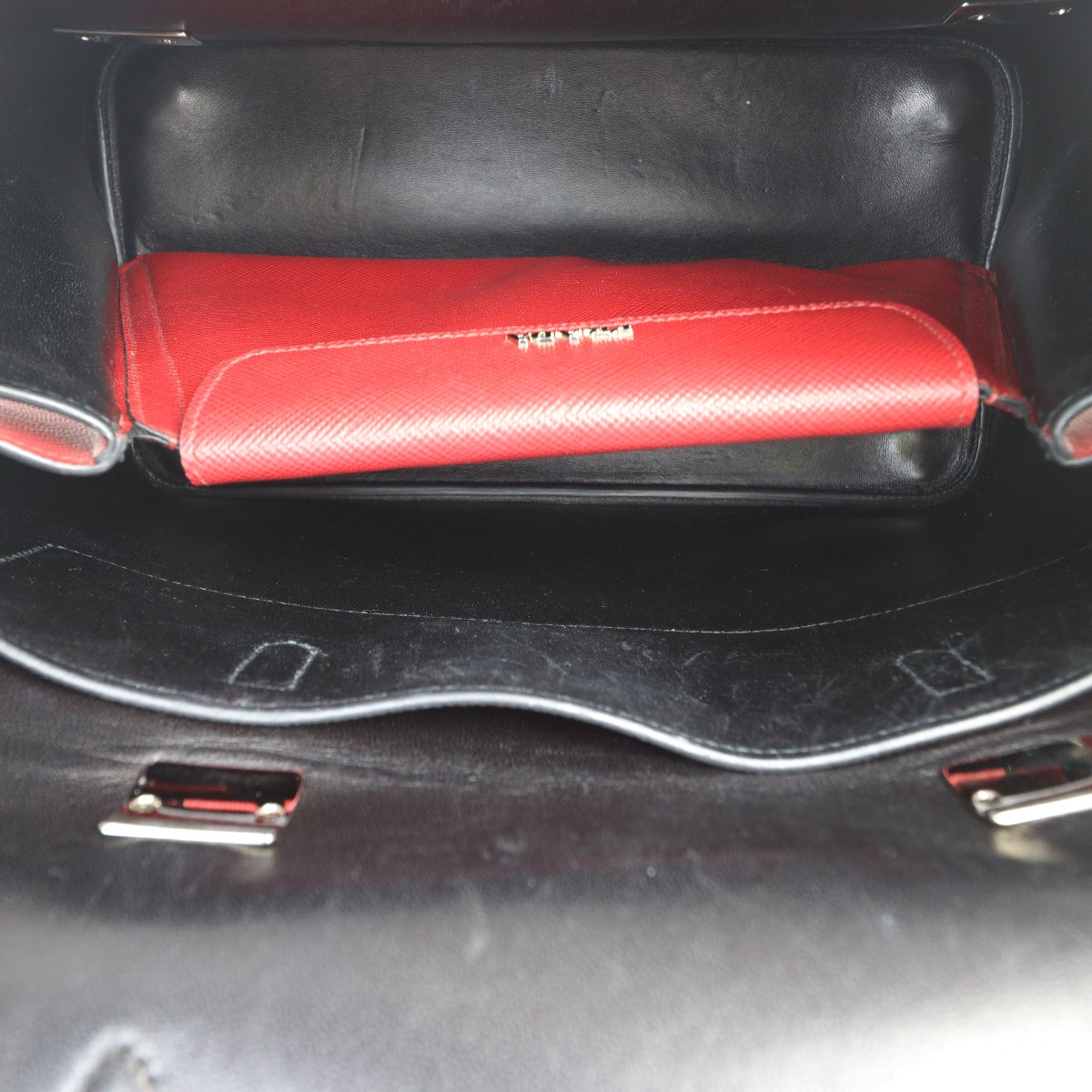 Prada Saffiano Cuir Top Handle Bag