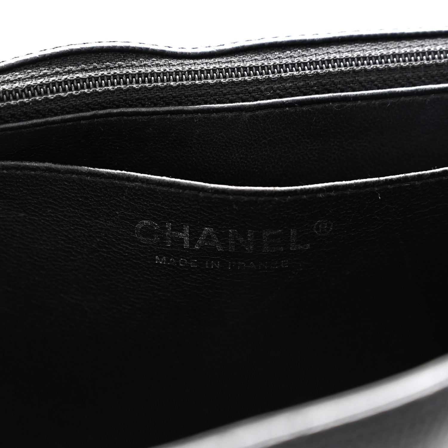 Caviar Quilted Jumbo Single Flap Black