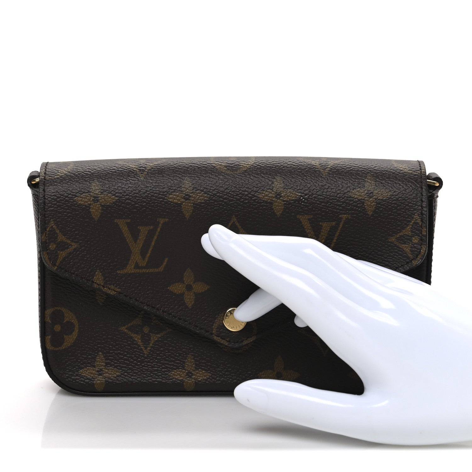 Monogram Felicie Strap & Go Felicie Pochette Kaki