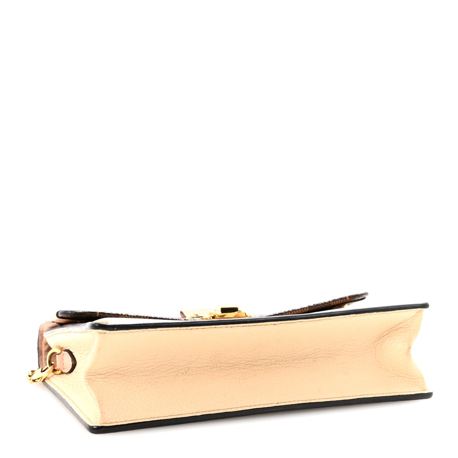 Damier Ebene Vavin Chain Wallet Creme