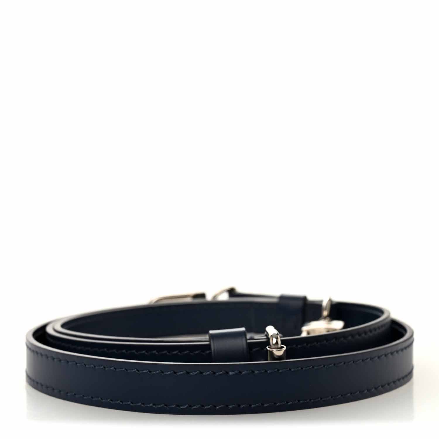 Calfskin 16mm Adjustable Shoulder Strap Indigo