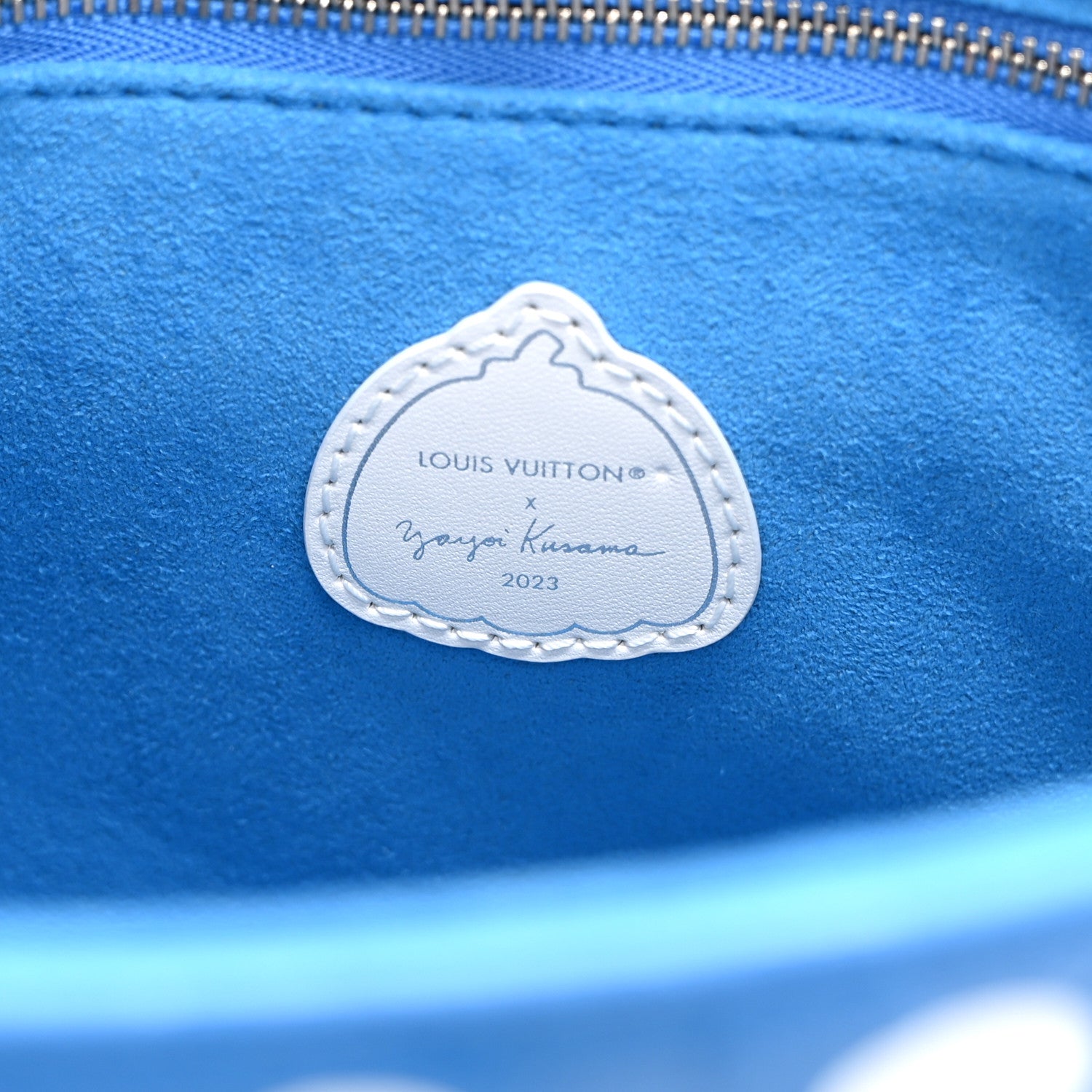 LV X YK Empreinte Monogram Giant Onthego PM Blue White