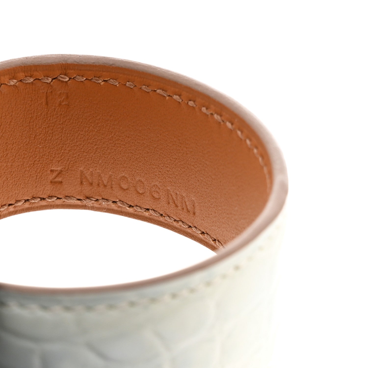 Matte Alligator Collier de Chien CDC 24 Bracelet T2 Bleu Brume