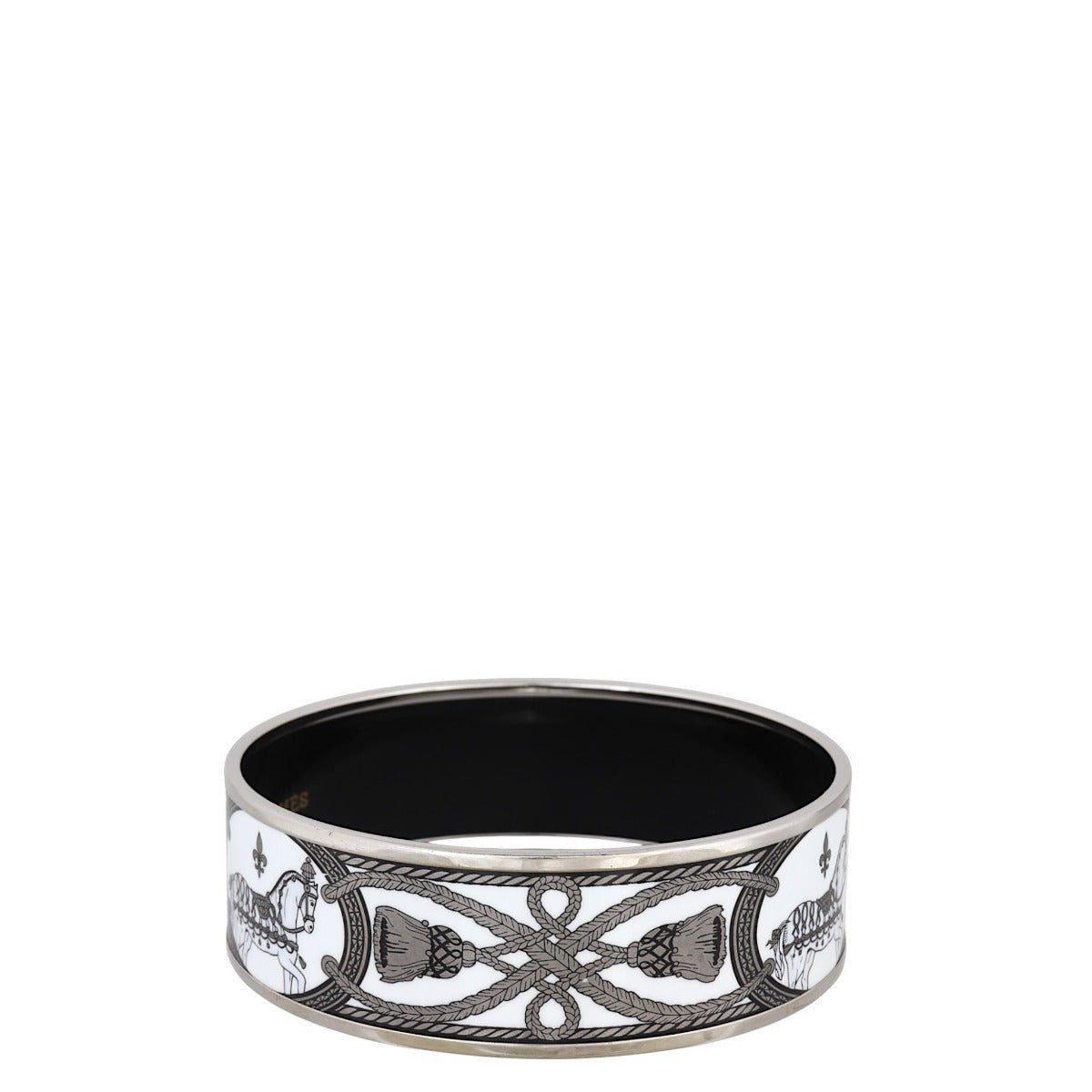 Hermes Grand Apparat Enamel Wide Bangle