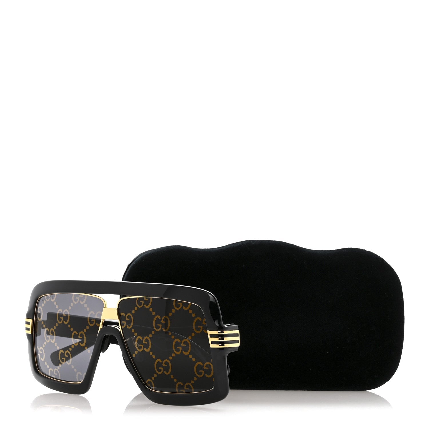 Acetate Shield GG0900S Sunglasses Black