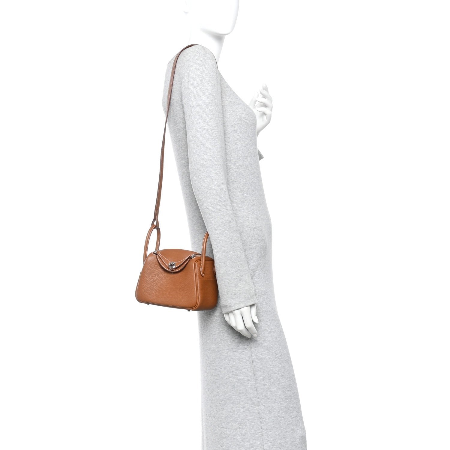 Taurillon Clemence Mini Lindy 20 Gold
