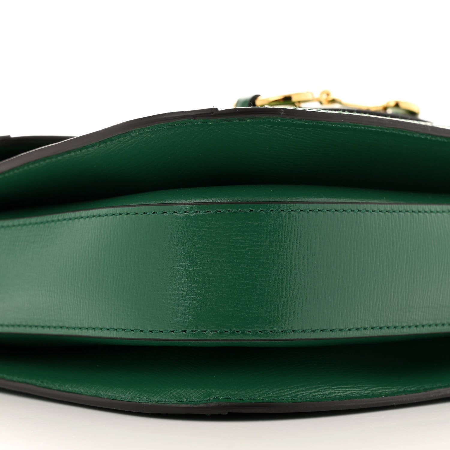 Azalea Calfskin Horsebit 1955 Shoulder Bag New Shamarock Emerald