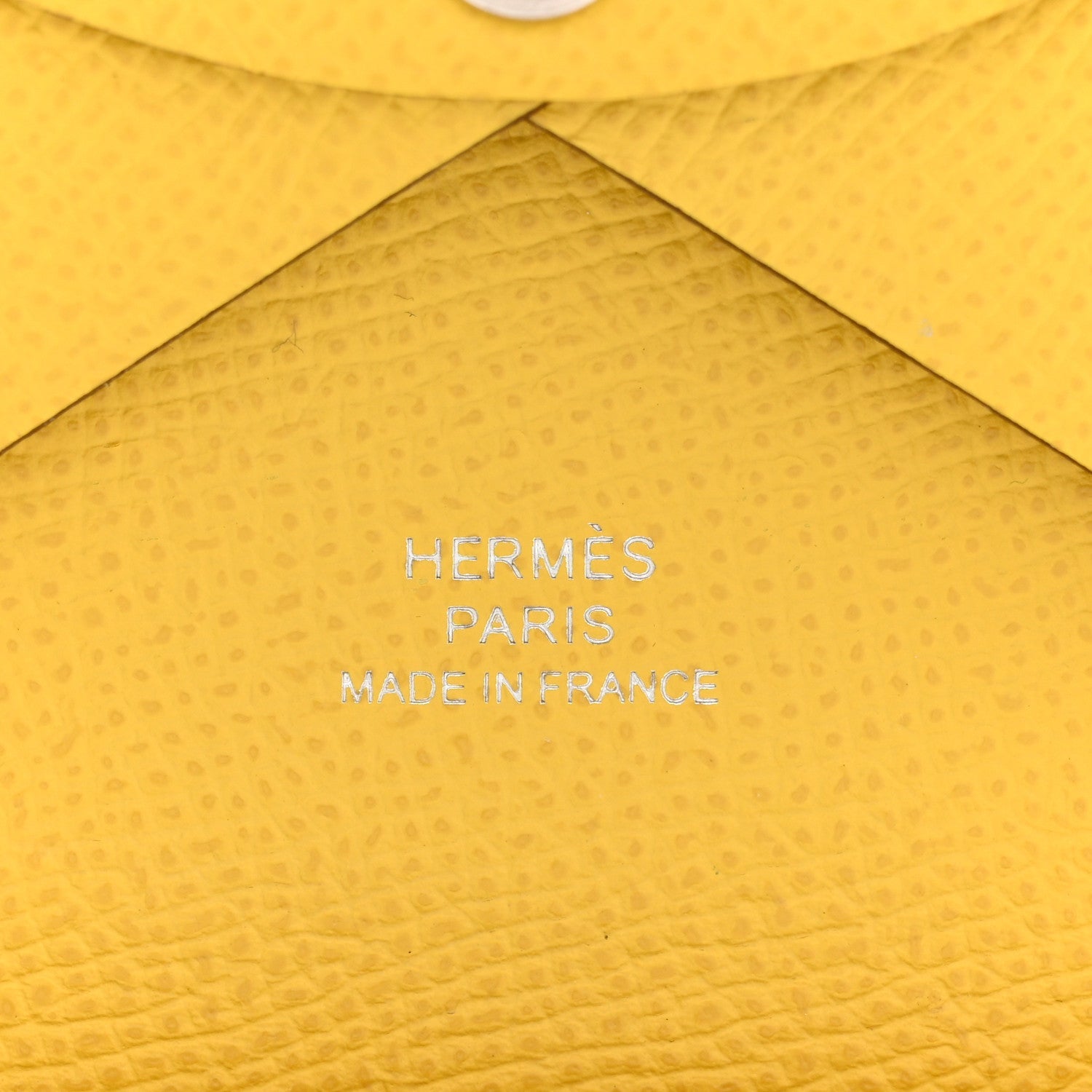 Epsom Calvi Duo Card Case Jaune De Naples