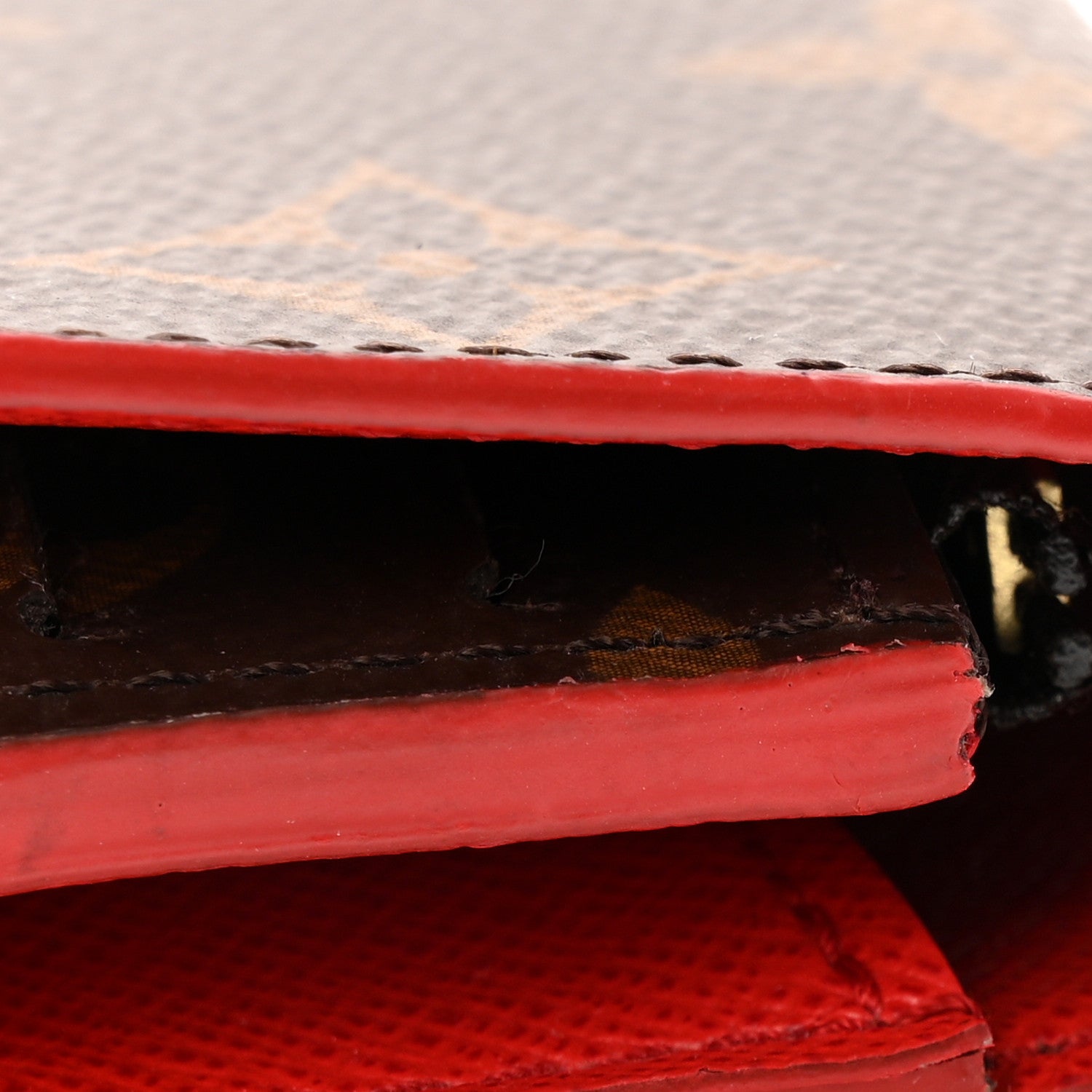 Monogram Bloom Flower Emilie Wallet Coquelicot