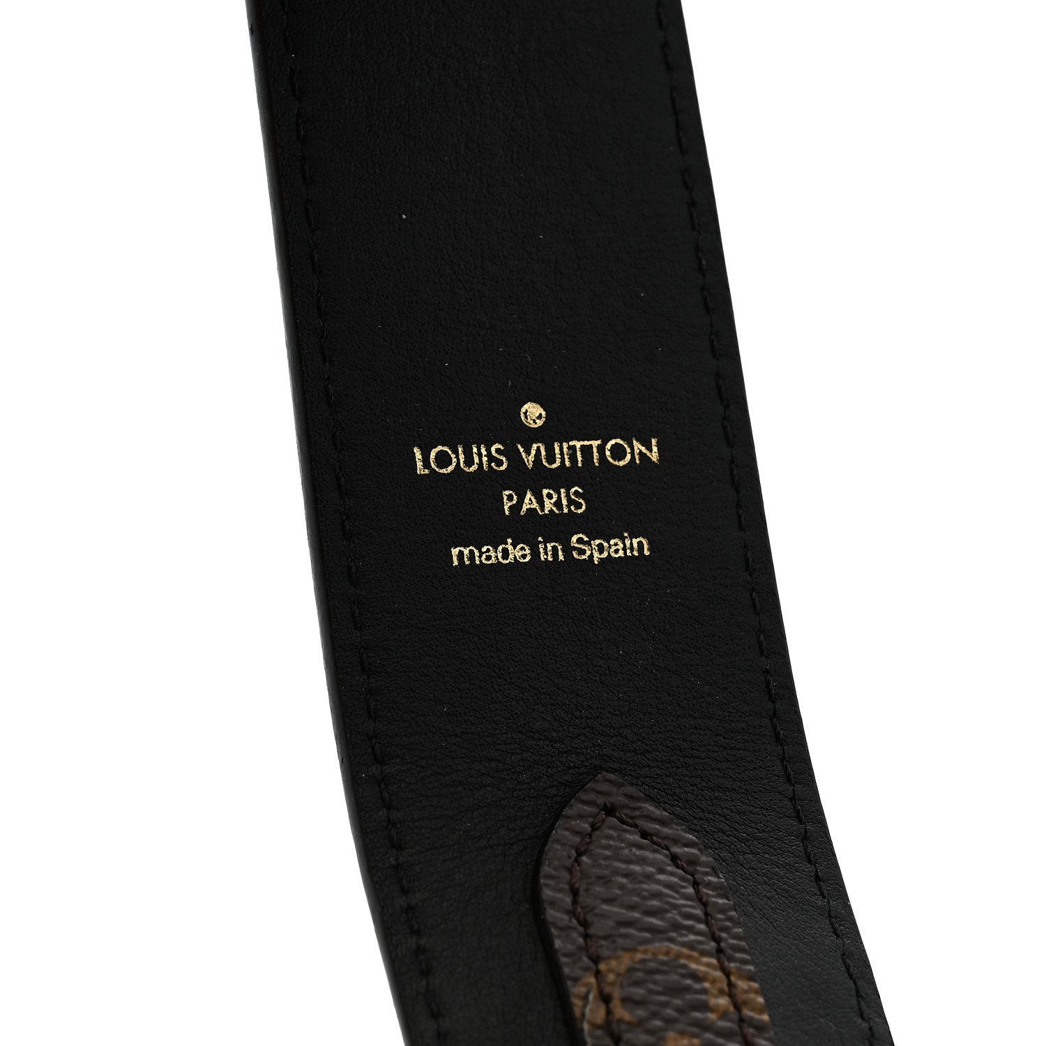 Monogram Bandouliere Shoulder Strap Black