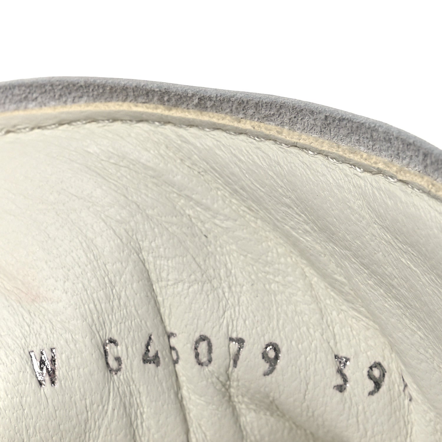 Calfskin Womens CC Sneakers 39.5 White