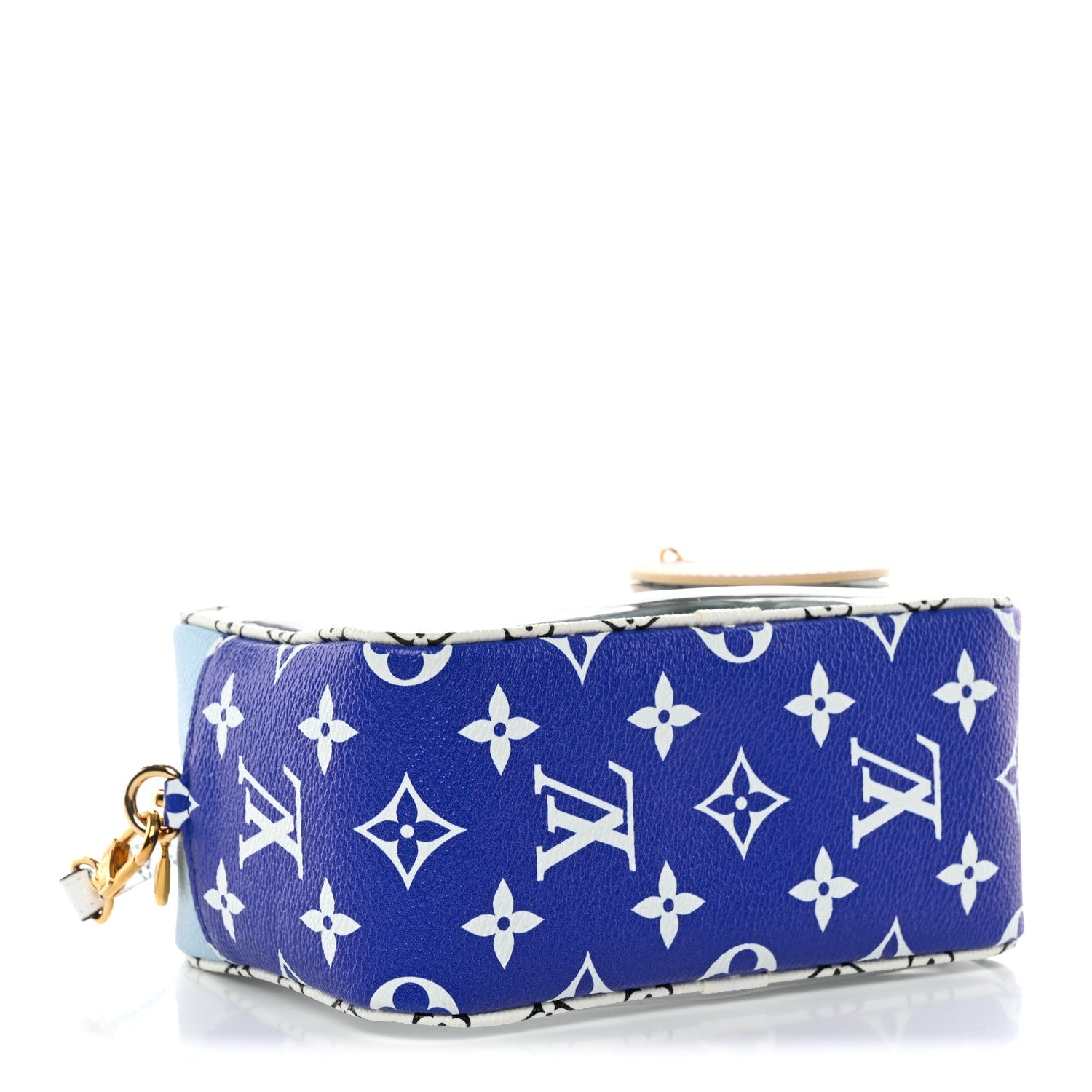 Monogram Giant Hawaii Beach Pouch Blue