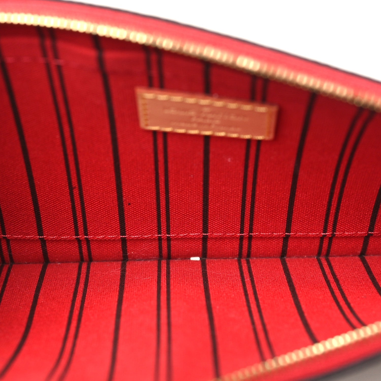 Monogram Neverfull MM GM Pochette Cherry